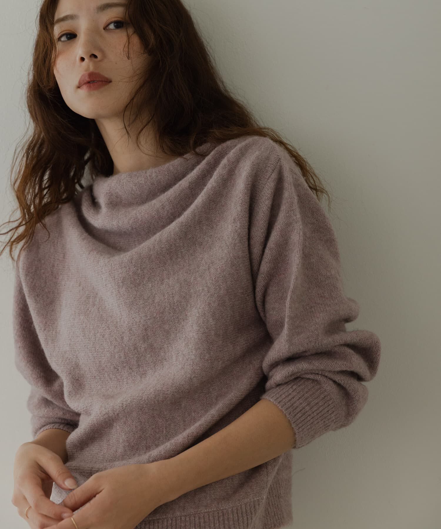 Sonny Label 「『WEB限定』ドレープニットプルオーバー」|ニット・セーター|