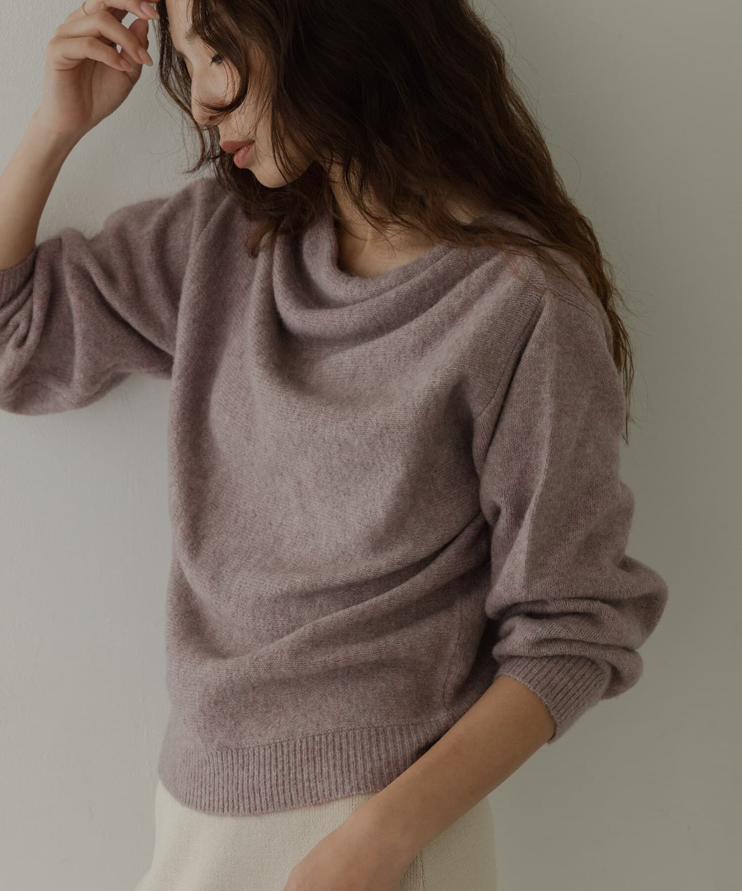 Sonny Label 「『WEB限定』ドレープニットプルオーバー」|ニット・セーター|