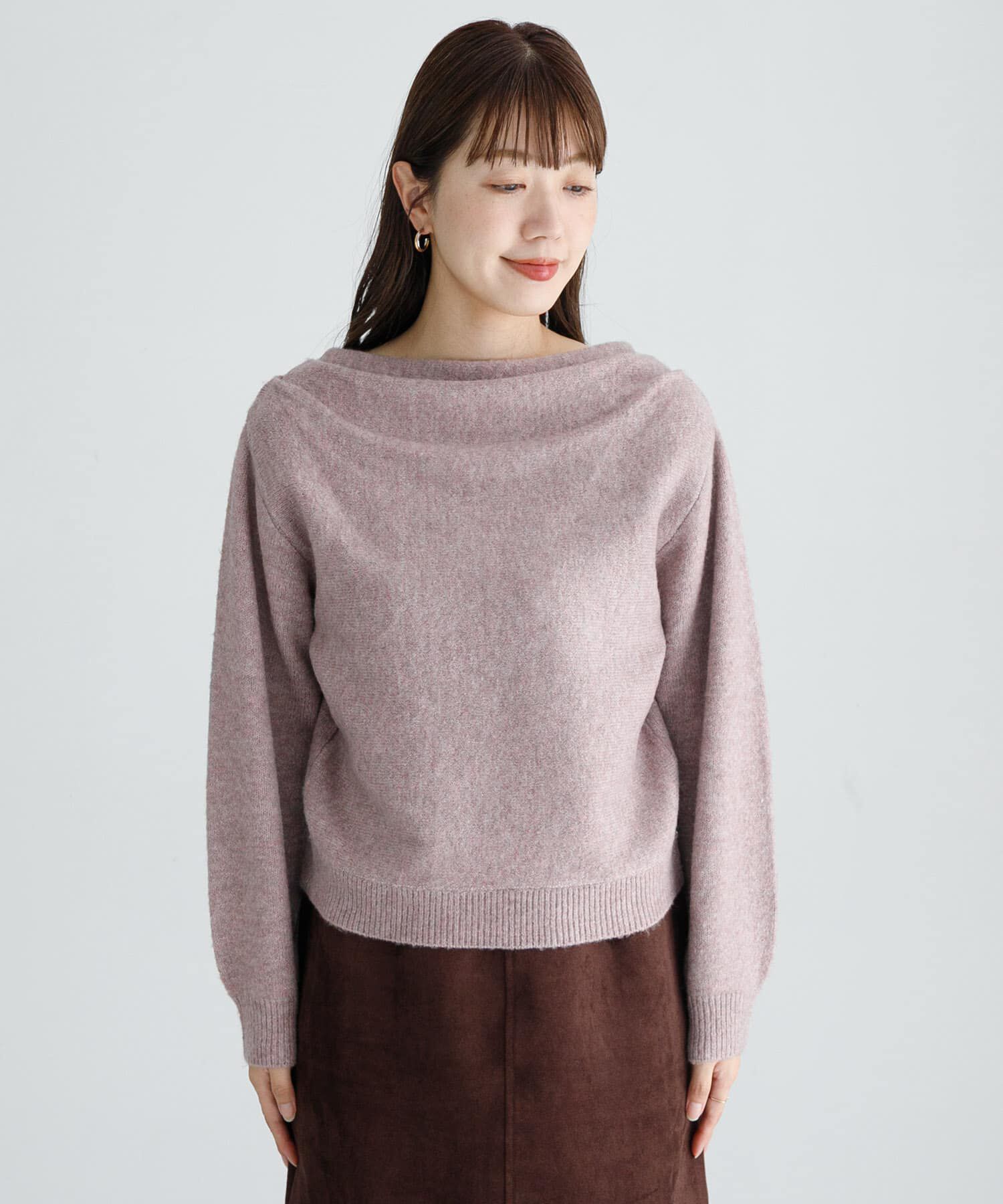 Sonny Label 「『WEB限定』ドレープニットプルオーバー」|ニット・セーター|