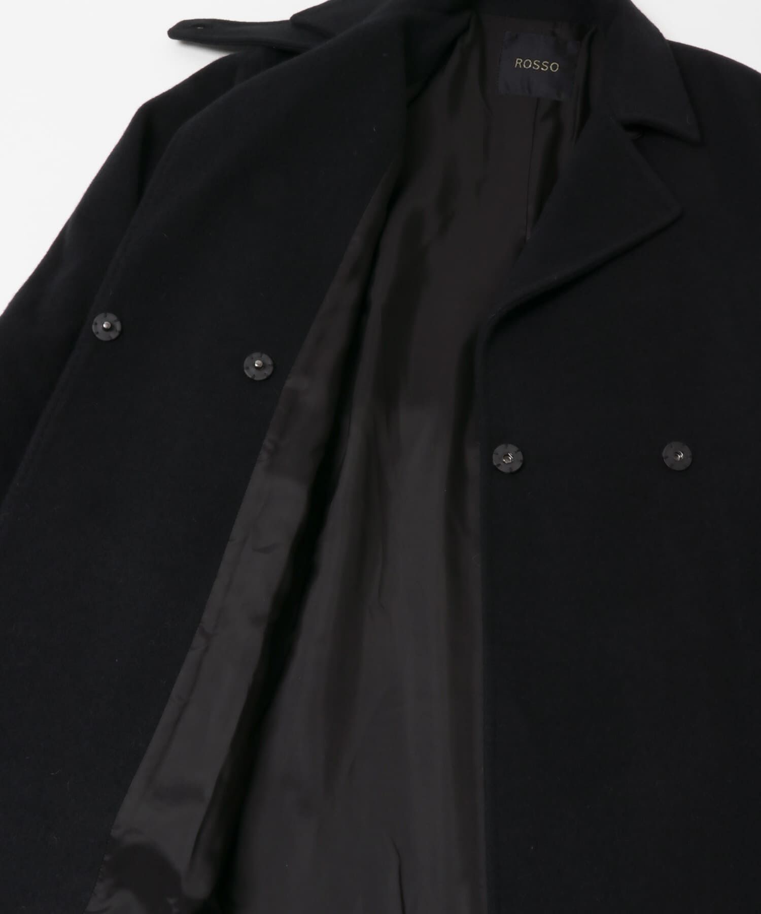 URBAN RESEARCH ROSSO「ウールカシミヤコート」|ノーカラーコート|