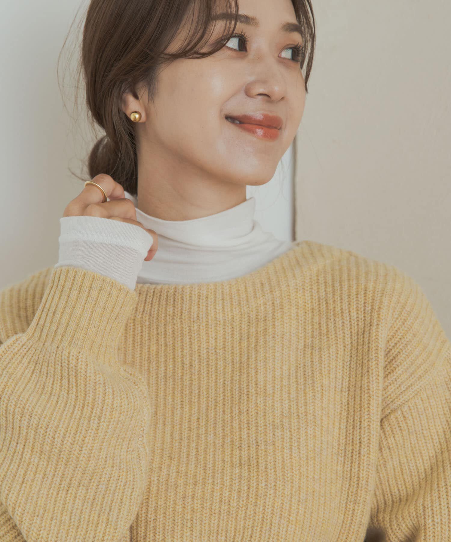 URBAN RESEARCH DOORS「カシミヤシルク混タートルネックカットソー」|Tシャツ・カットソー|