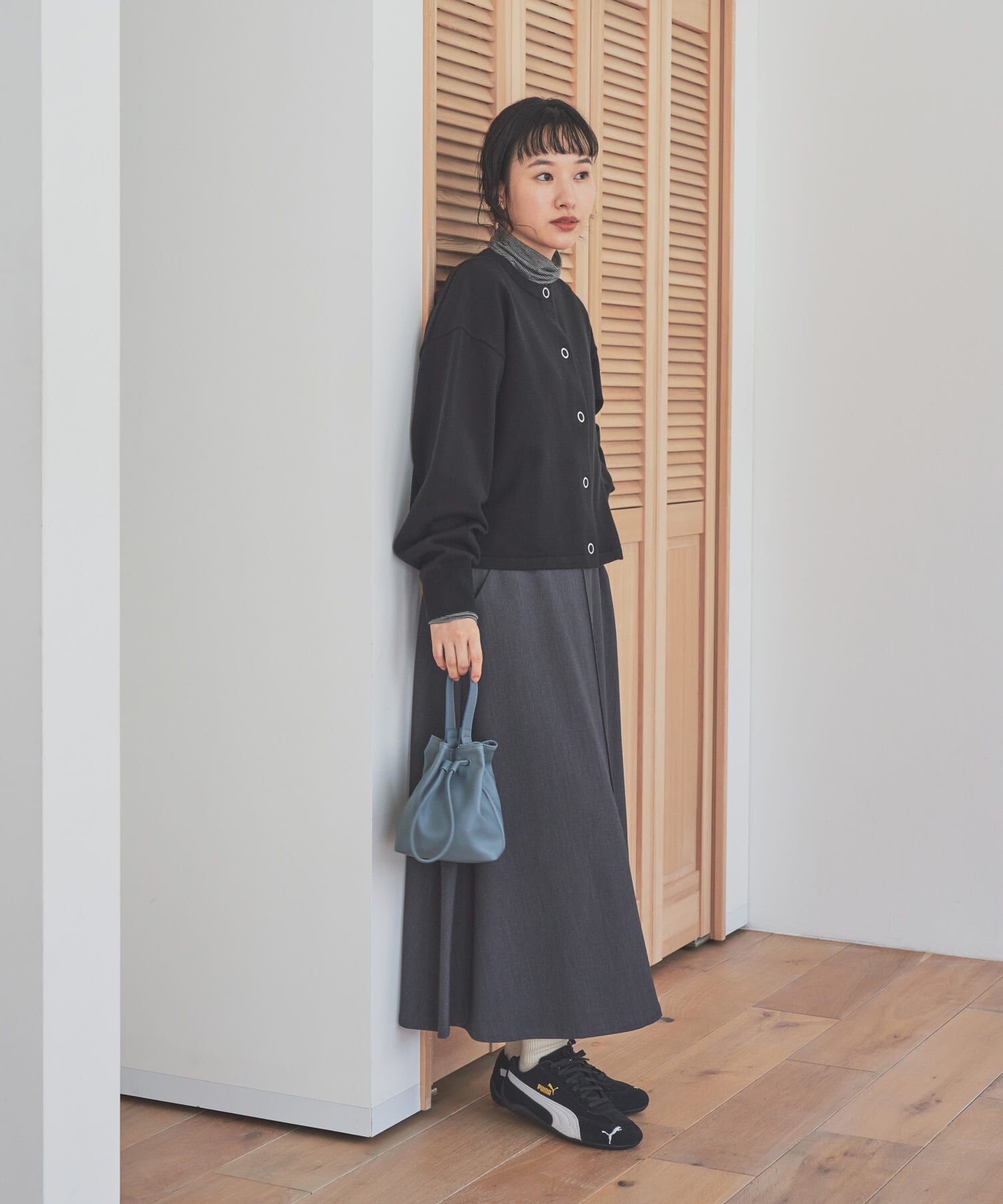 URBAN RESEARCH DOORS「カシミヤシルク混タートルネックカットソー」|Tシャツ・カットソー|