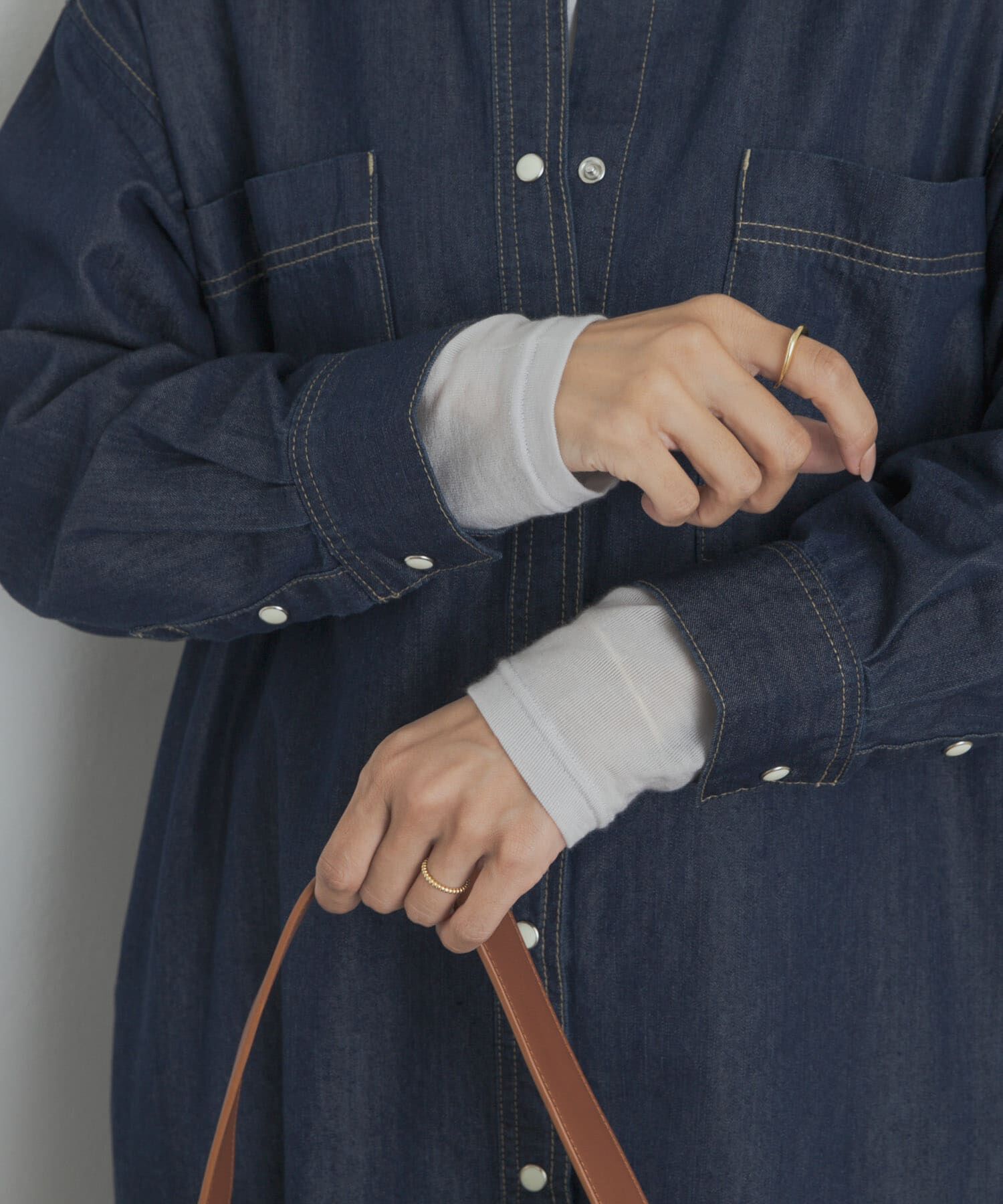 URBAN RESEARCH DOORS「カシミヤシルク混タートルネックカットソー」|Tシャツ・カットソー|