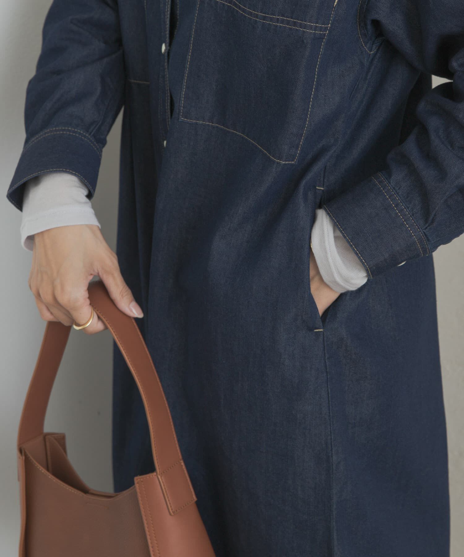 URBAN RESEARCH DOORS「カシミヤシルク混タートルネックカットソー」|Tシャツ・カットソー|