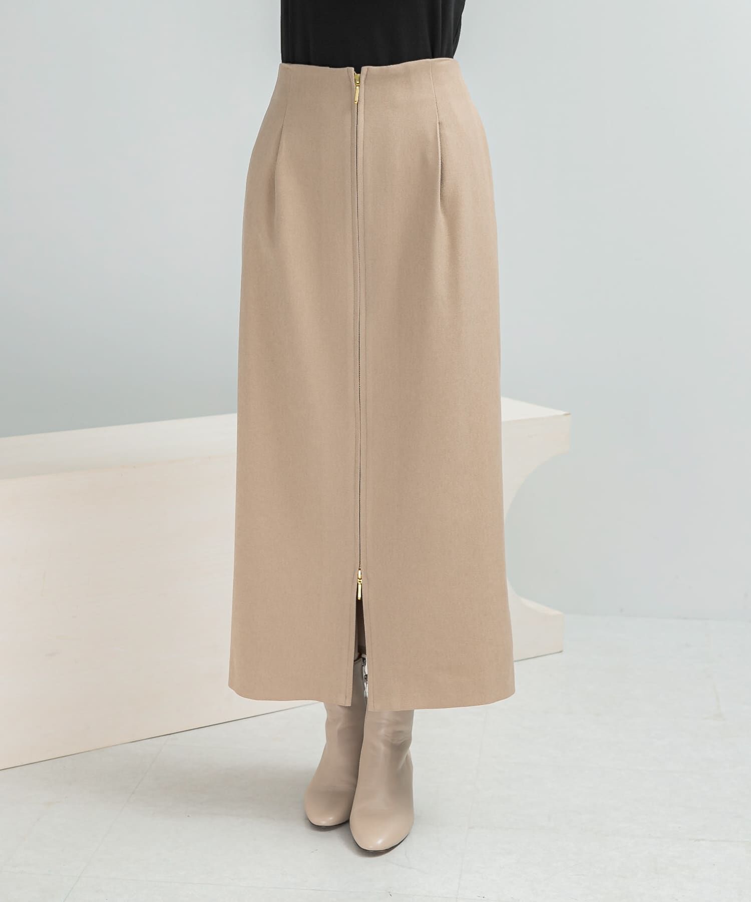 URBAN RESEARCH ROSSO「『UR TECH』後ゴムスリットストレートスカート」|スカート|