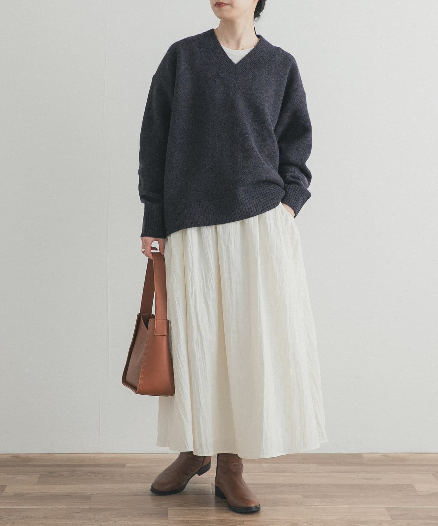 URBAN RESEARCH DOORS「サイドポケットギャザースカート」|スカート|