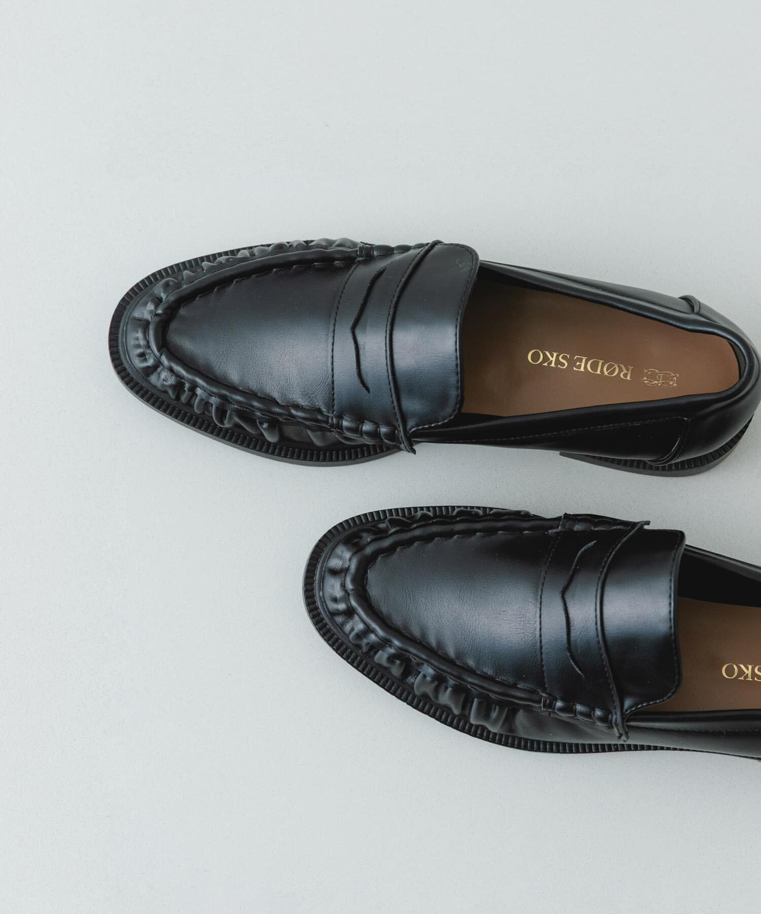 RODE SKO「ギャザーローファー」|ローファー|
