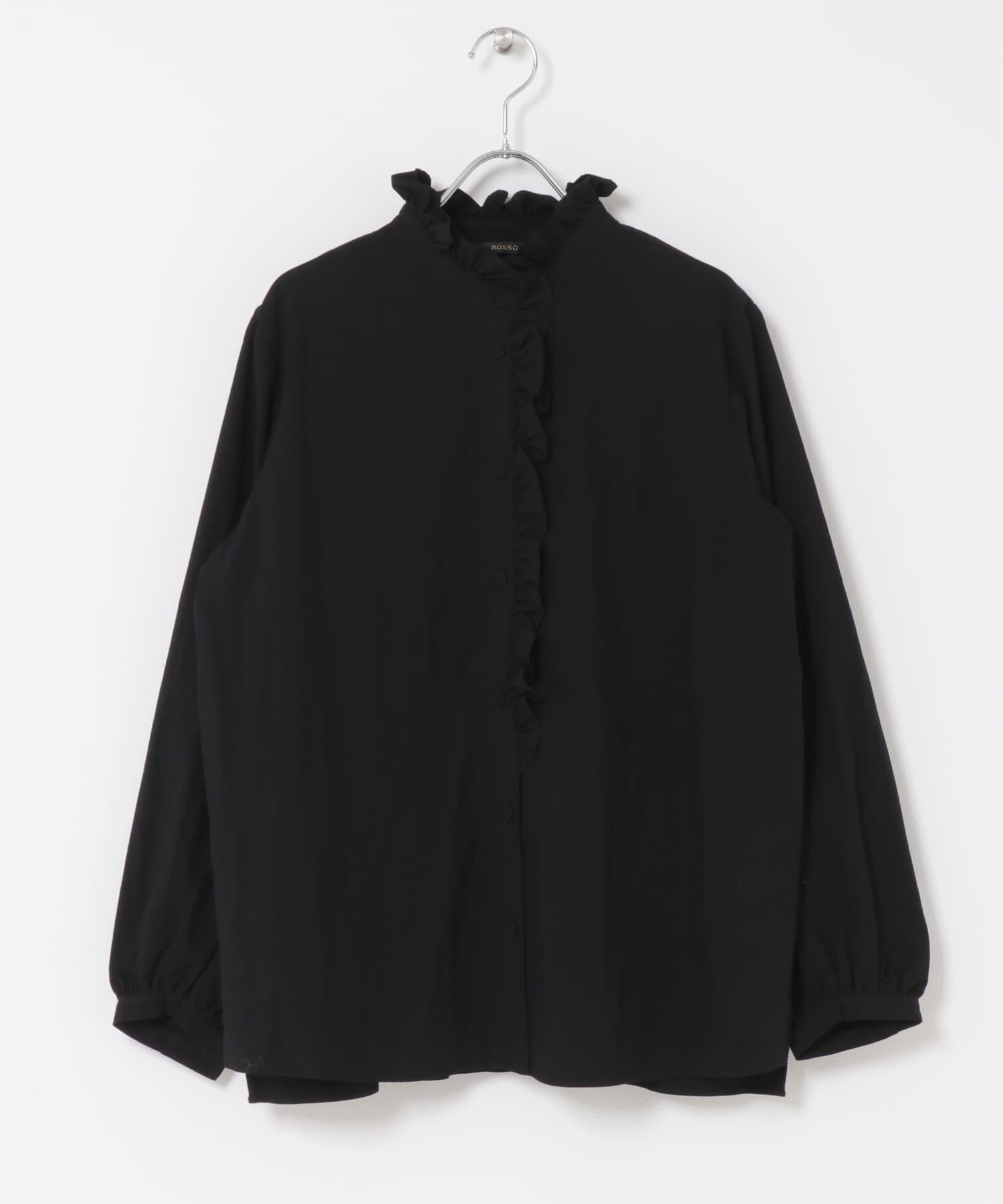 URBAN RESEARCH ROSSO「『WEB限定』フリルスタンドカラーシャツ」|シャツ・ブラウス|