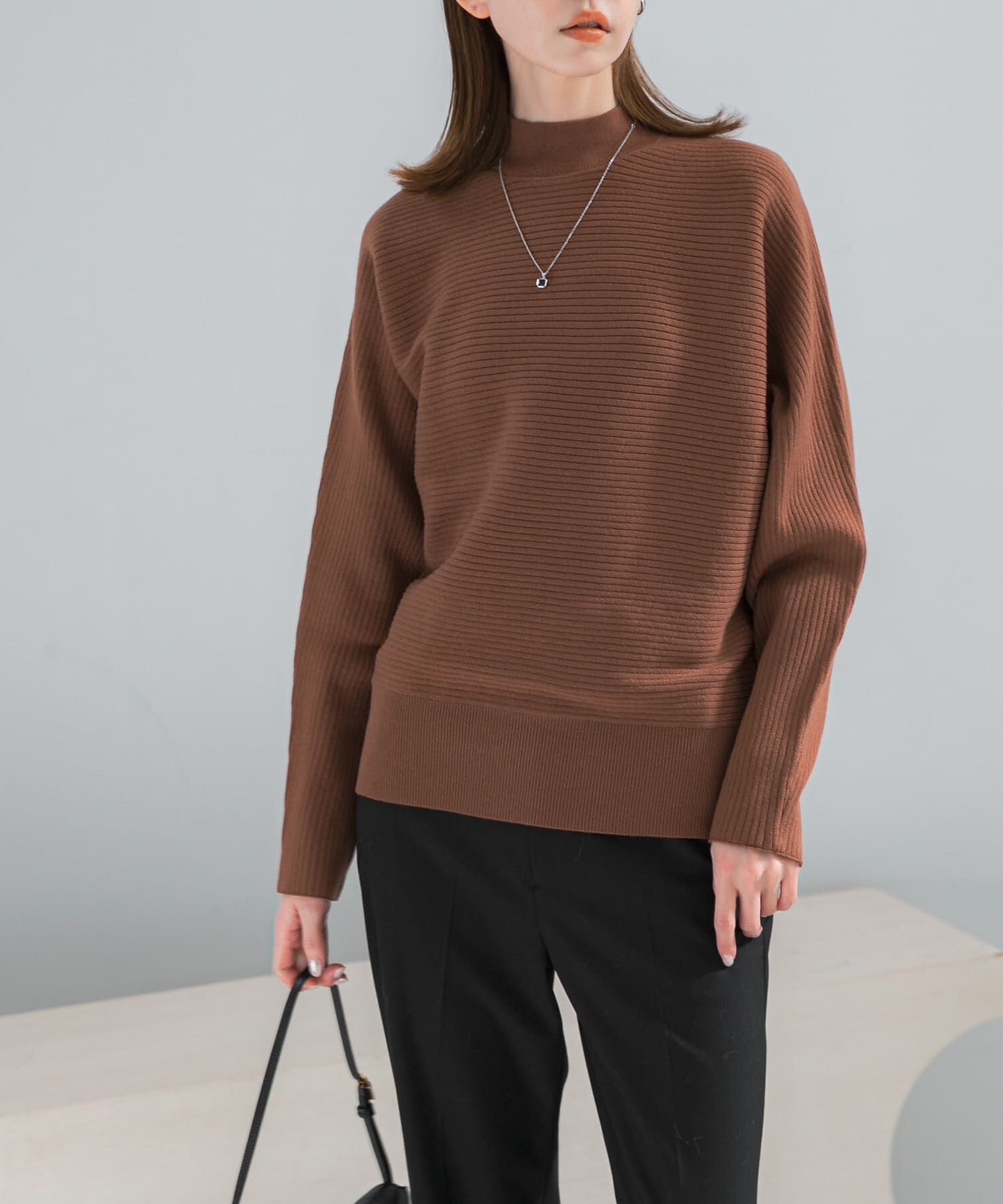 URBAN RESEARCH ROSSO「ウォッシャブルアンチピリングドルマンニット」|ニット・セーター|