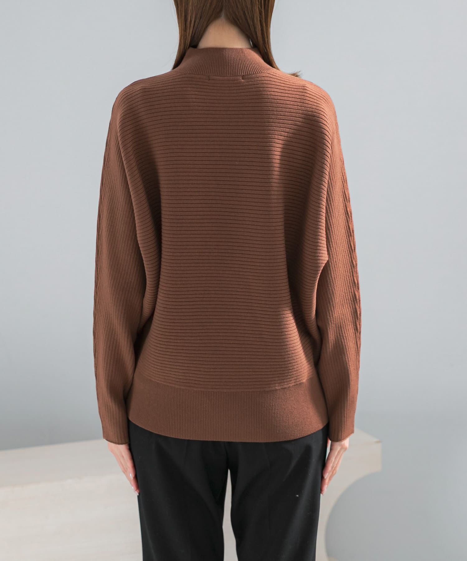 URBAN RESEARCH ROSSO「ウォッシャブルアンチピリングドルマンニット」|ニット・セーター|