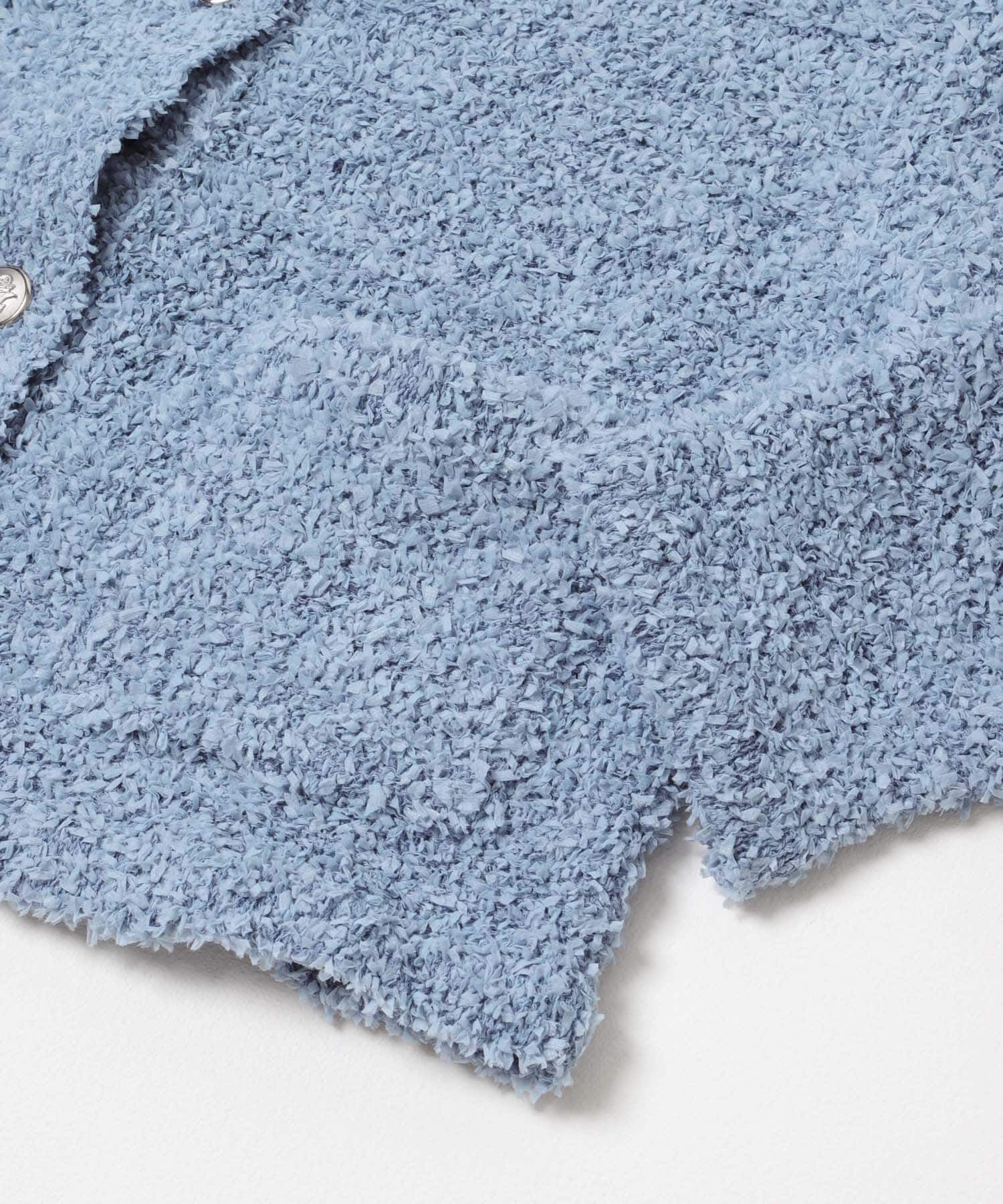 URBAN RESEARCH ROSSO「ニットツイードショートカーディガン」|カーディガン|