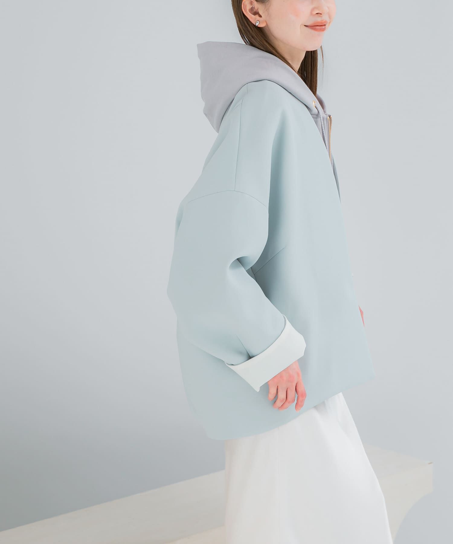 URBAN RESEARCH ROSSO「『一部別注カラー』ELENDEEK　FORM SHORT COAT」|ノーカラージャケット|