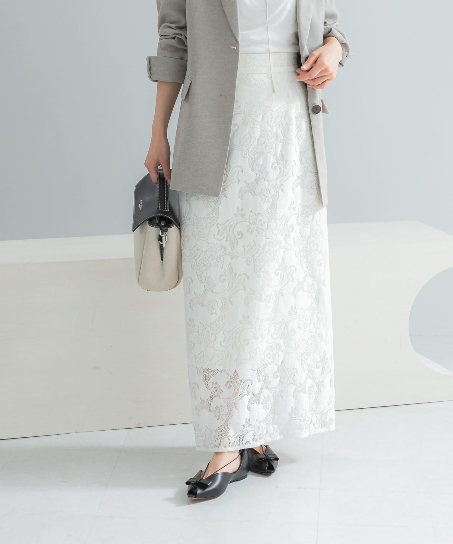 URBAN RESEARCH ROSSO「ラッセルレーススカート」|スカート|