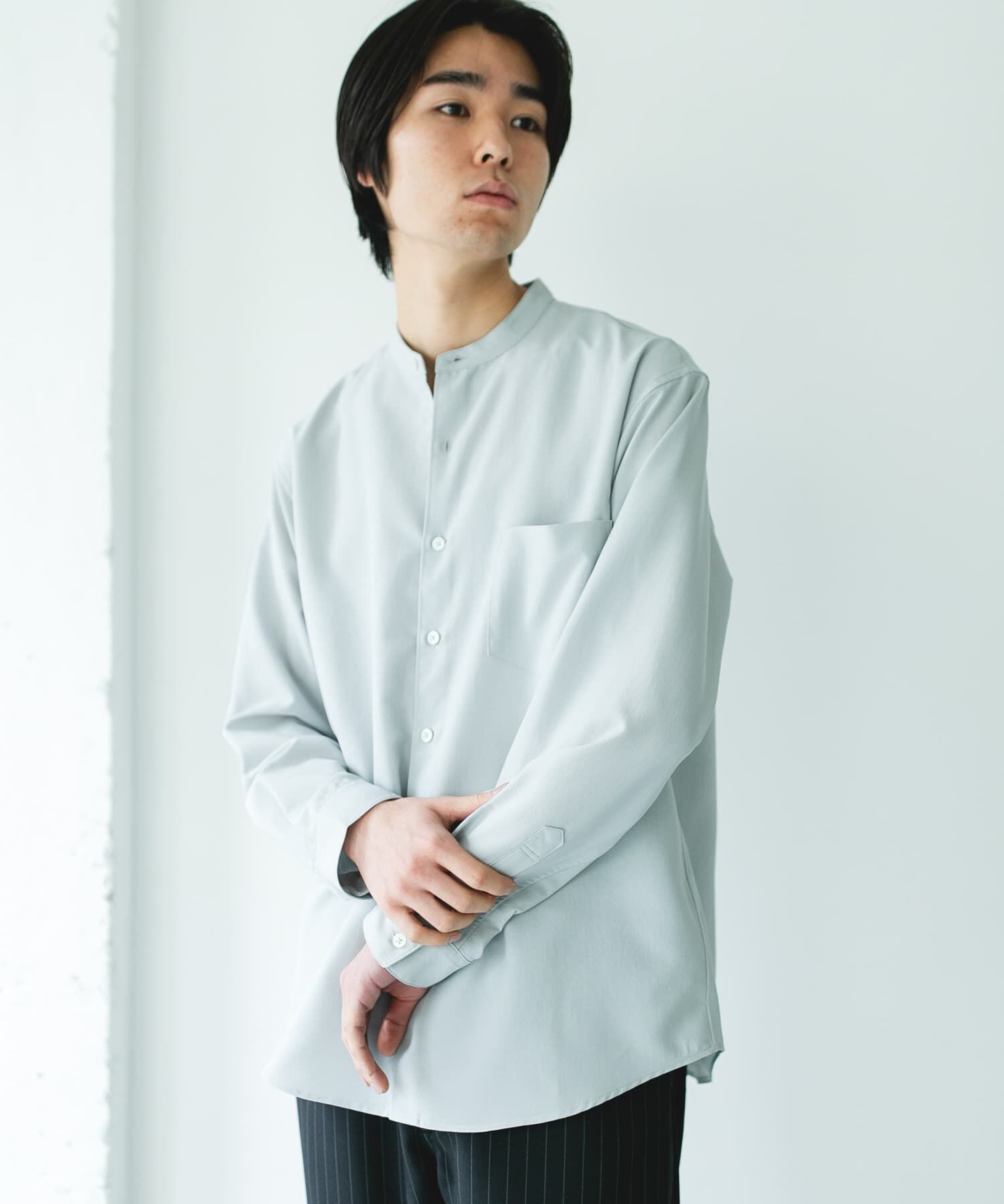 URBAN RESEARCH DOORS「『XLｻｲｽﾞ/WEB限定』『吸水速乾』ｾｵｱﾙﾌｧﾊﾞﾝﾄﾞｶﾗｰﾛﾝｸ 」|シャツ・ブラウス|