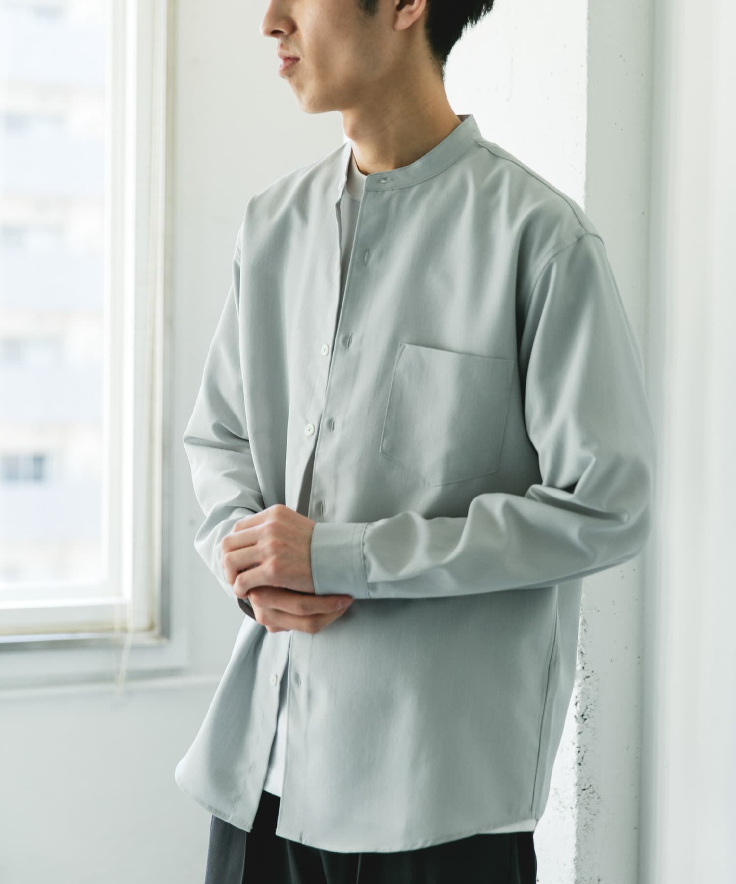 URBAN RESEARCH DOORS「『XLｻｲｽﾞ/WEB限定』『吸水速乾』ｾｵｱﾙﾌｧﾊﾞﾝﾄﾞｶﾗｰﾛﾝｸ 」|シャツ・ブラウス|