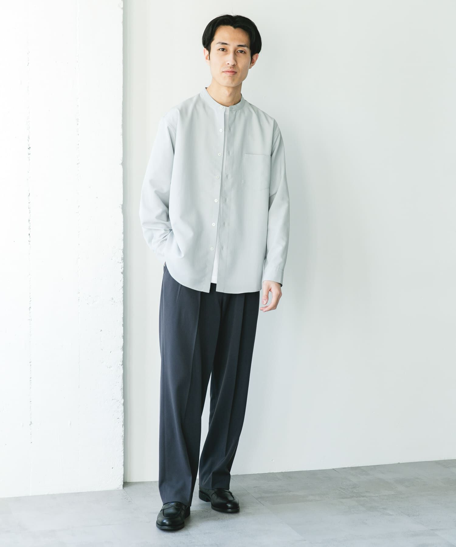 URBAN RESEARCH DOORS「『XLｻｲｽﾞ/WEB限定』『吸水速乾』ｾｵｱﾙﾌｧﾊﾞﾝﾄﾞｶﾗｰﾛﾝｸ 」|シャツ・ブラウス|