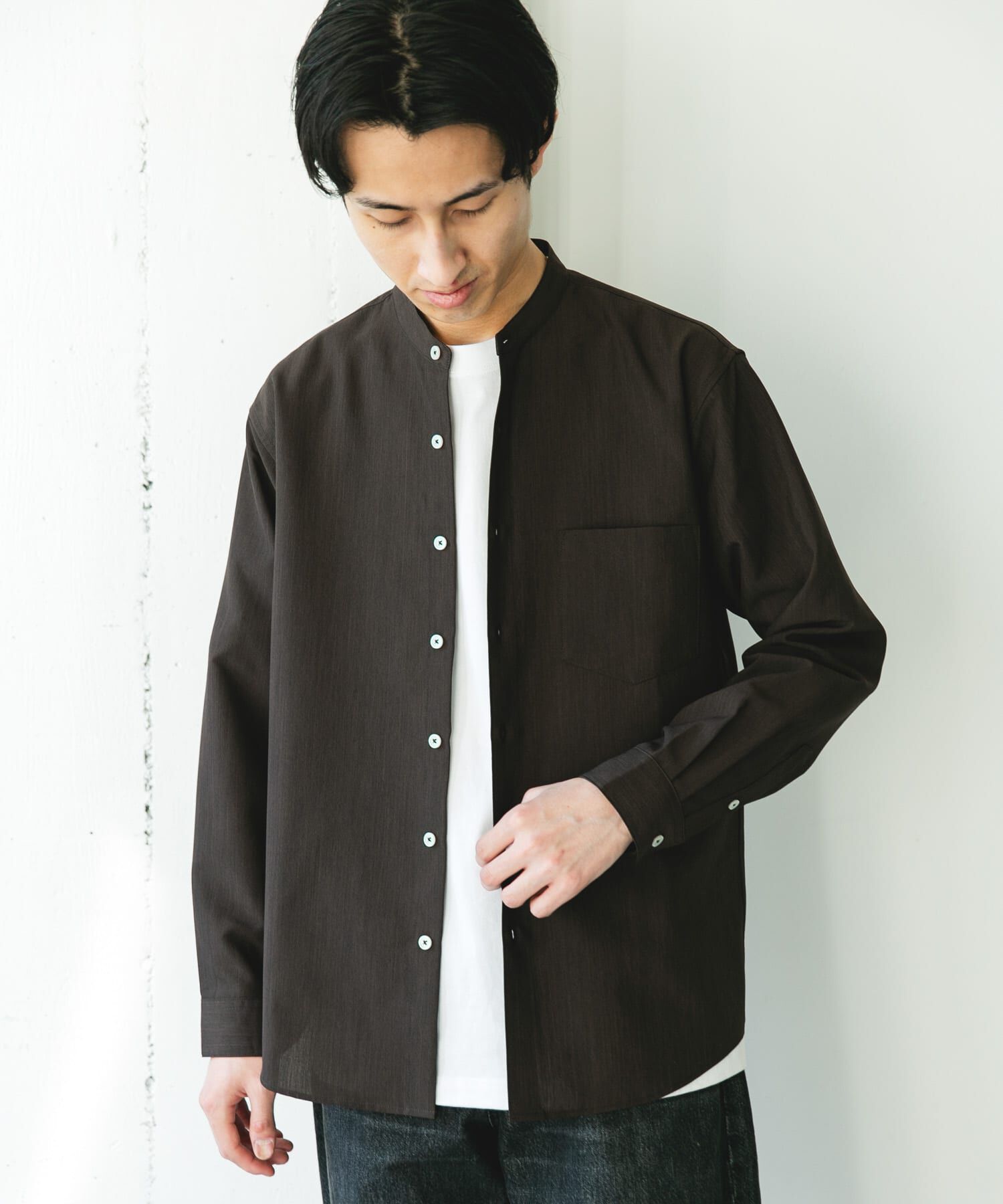 URBAN RESEARCH DOORS「『XLｻｲｽﾞ/WEB限定』『吸水速乾』ｾｵｱﾙﾌｧﾊﾞﾝﾄﾞｶﾗｰﾛﾝｸ 」|シャツ・ブラウス|