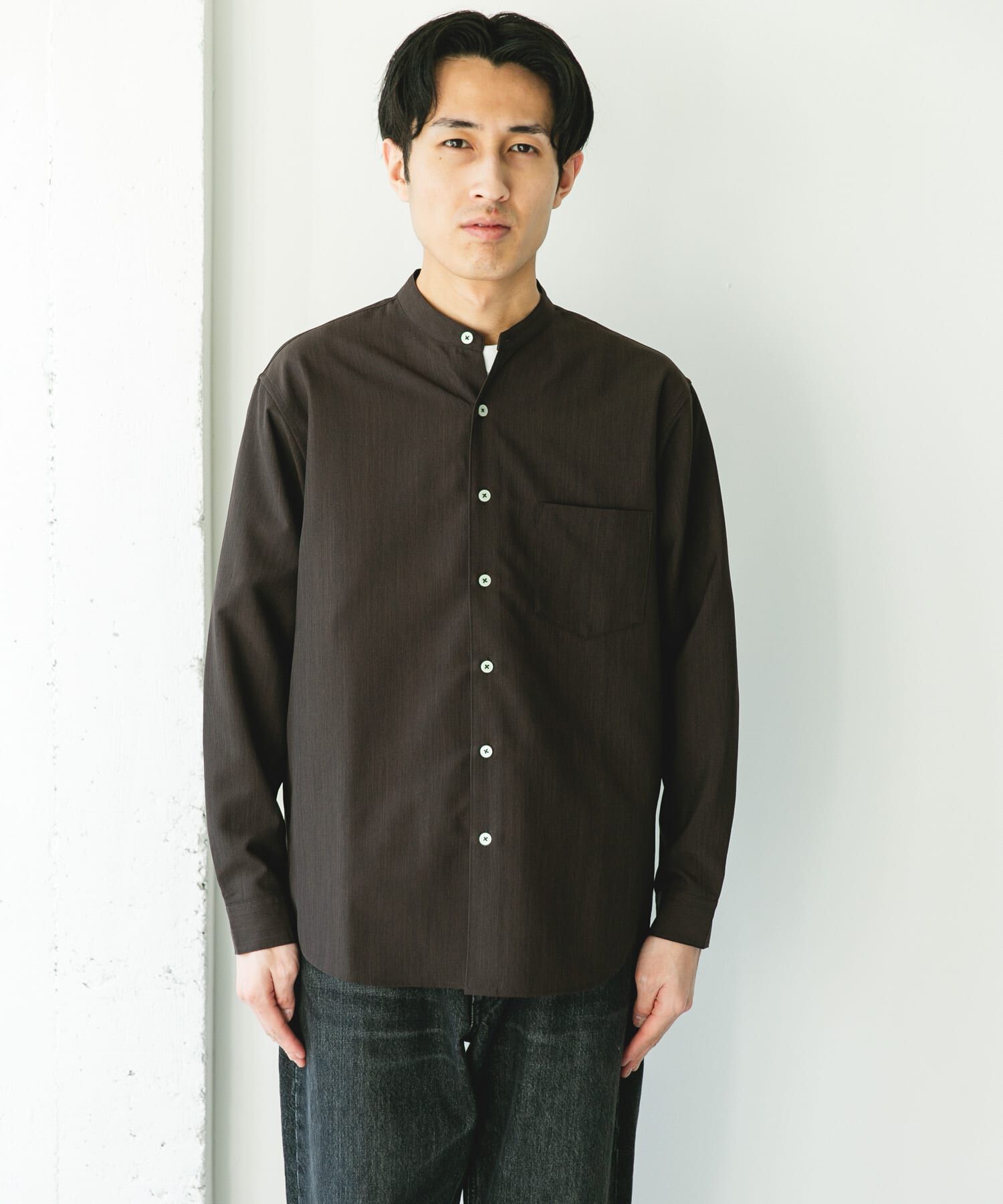 URBAN RESEARCH DOORS「『XLｻｲｽﾞ/WEB限定』『吸水速乾』ｾｵｱﾙﾌｧﾊﾞﾝﾄﾞｶﾗｰﾛﾝｸ 」|シャツ・ブラウス|