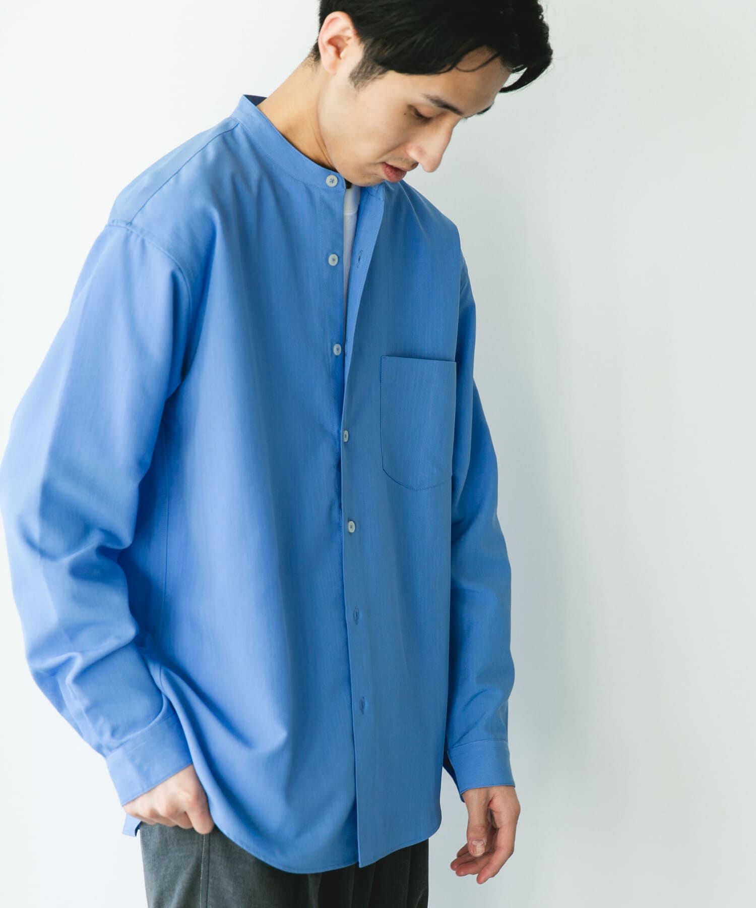 URBAN RESEARCH DOORS「『XLｻｲｽﾞ/WEB限定』『吸水速乾』ｾｵｱﾙﾌｧﾊﾞﾝﾄﾞｶﾗｰﾛﾝｸ 」|シャツ・ブラウス|