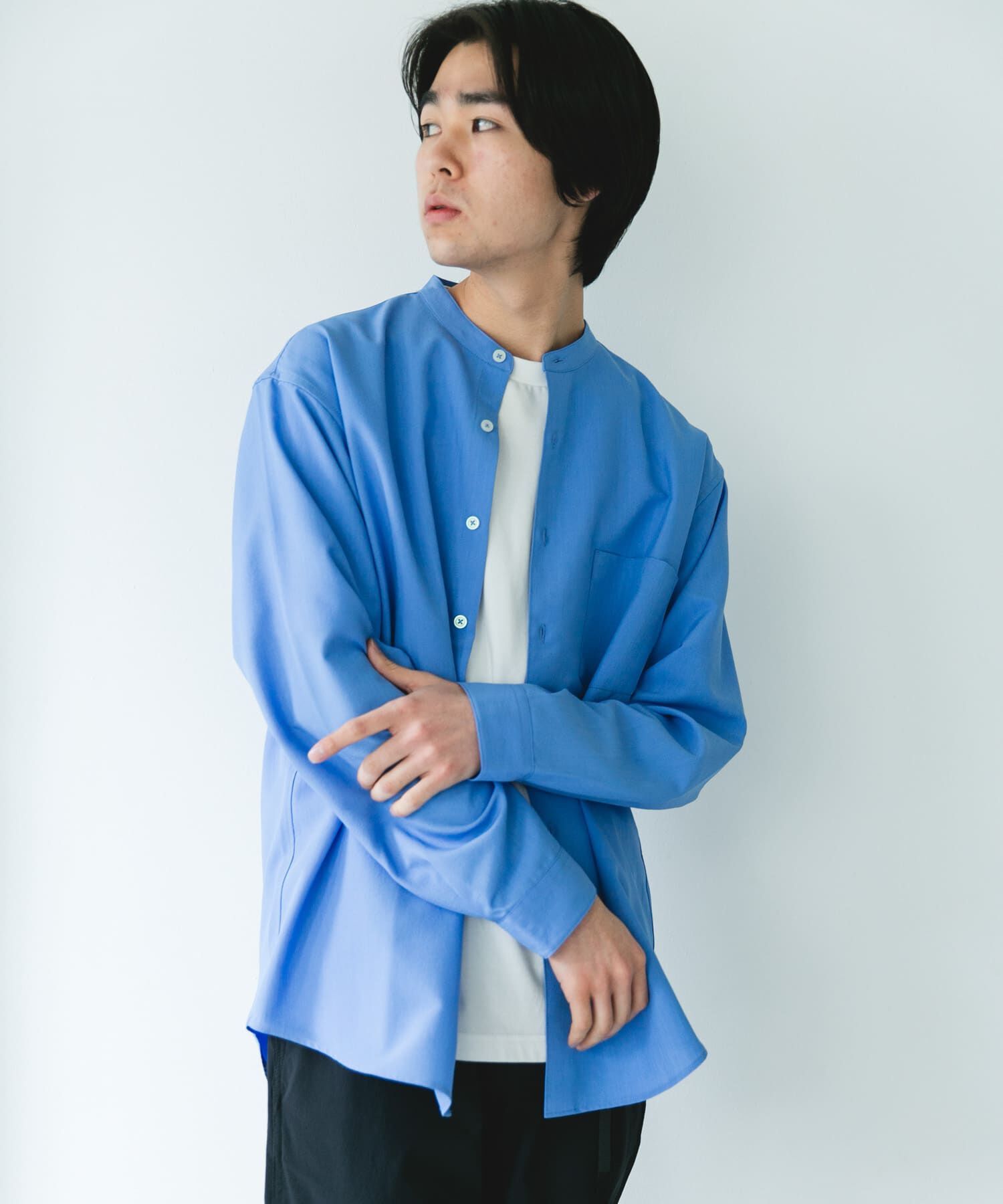 URBAN RESEARCH DOORS「『XLｻｲｽﾞ/WEB限定』『吸水速乾』ｾｵｱﾙﾌｧﾊﾞﾝﾄﾞｶﾗｰﾛﾝｸ 」|シャツ・ブラウス|