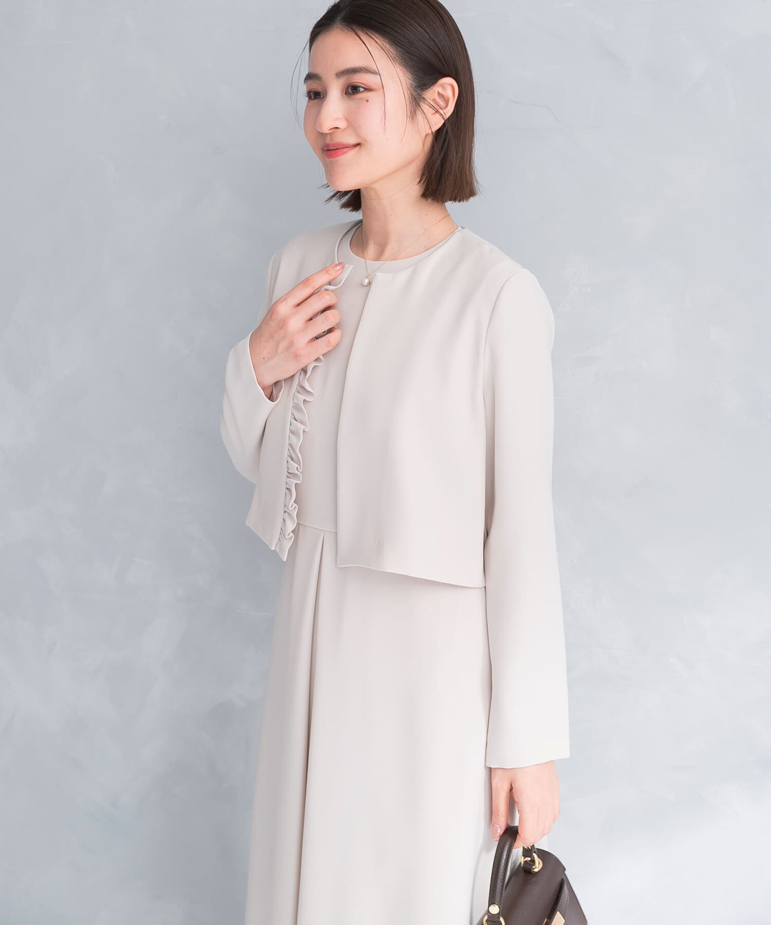 URBAN RESEARCH ROSSO「kaene　シフォンフリルジャケット」|その他|