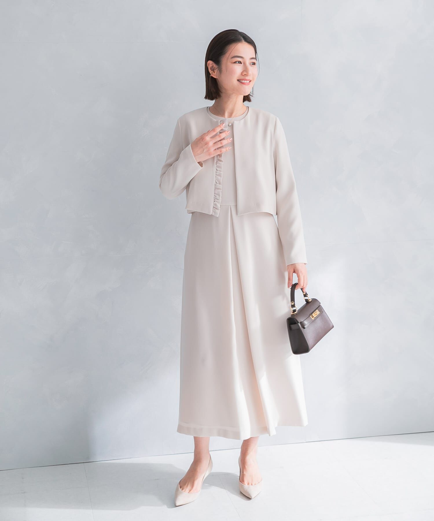 URBAN RESEARCH ROSSO「kaene　シフォンフリルジャケット」|その他|