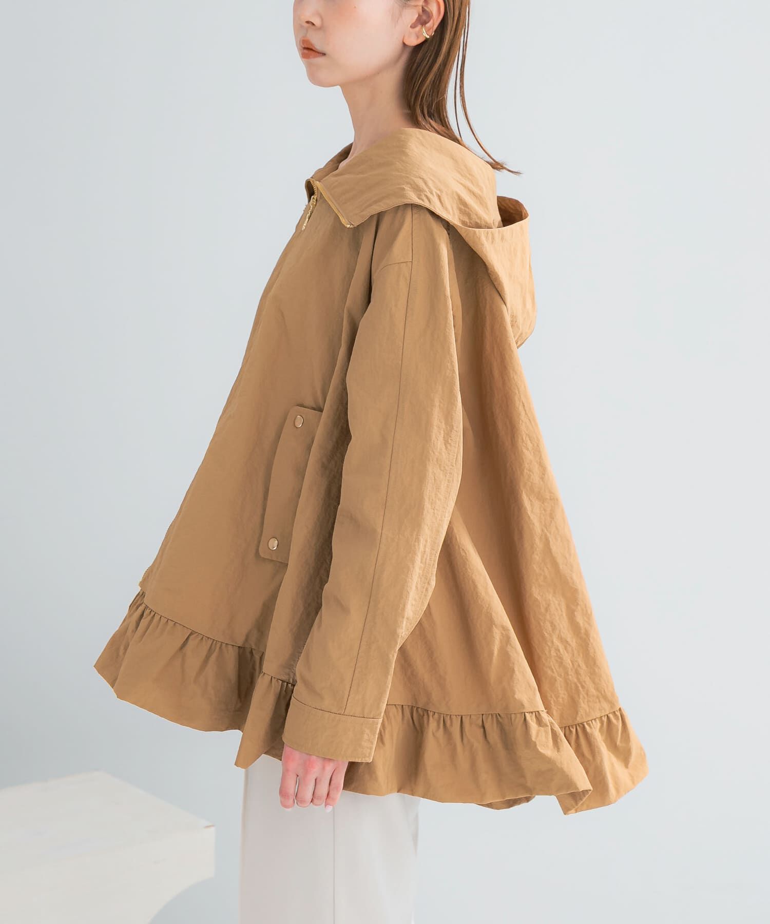 URBAN RESEARCH ROSSO「Mewl　フリルマウンテンパーカー」|アウトドア|