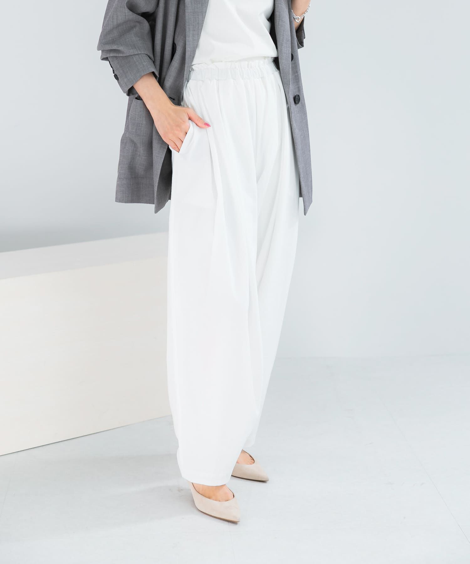 URBAN RESEARCH ROSSO「ELENDEEK　EASY TUCK COCOON PANTS」|その他|