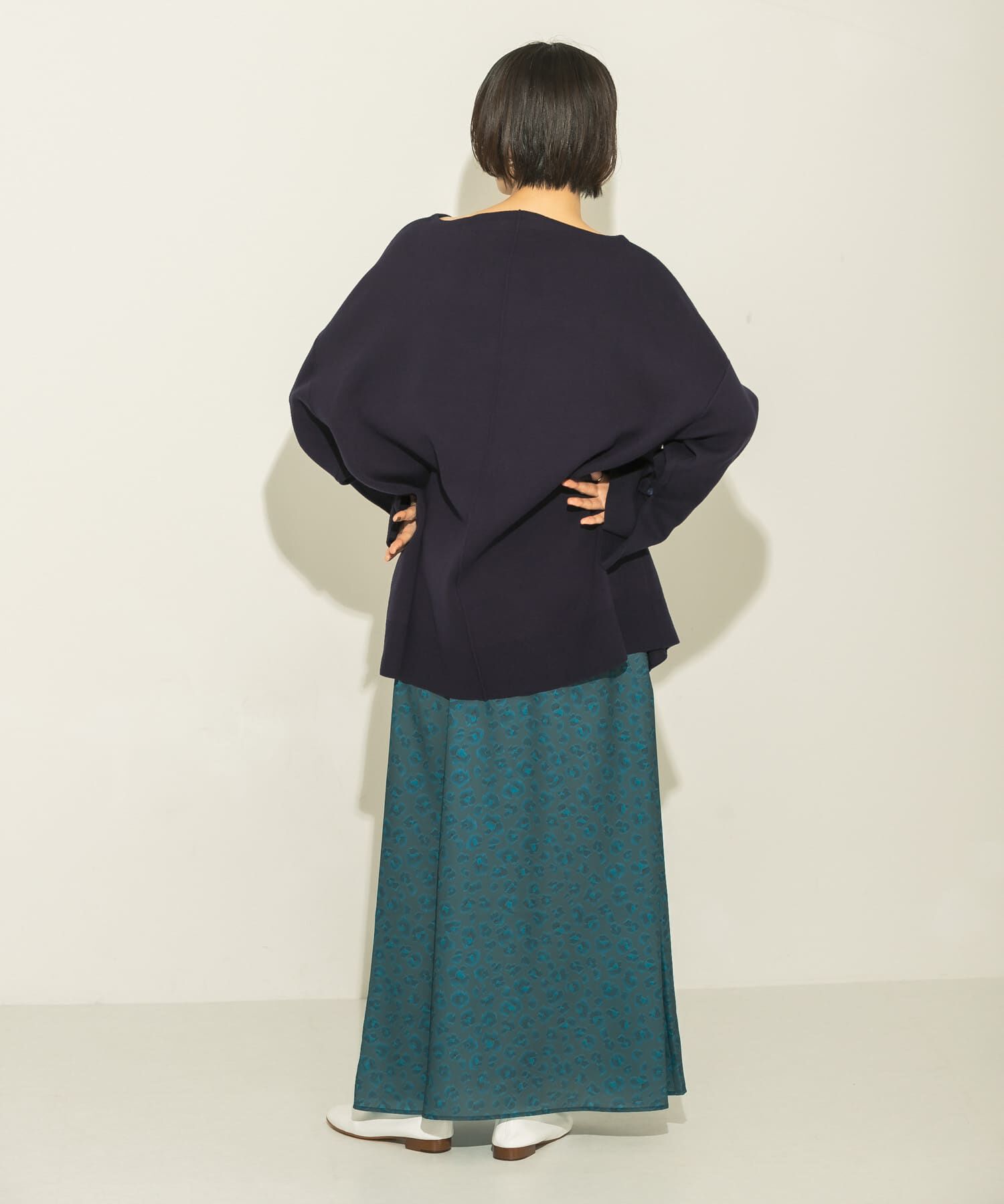  「レオパードプリントロングスカート」|スカート|