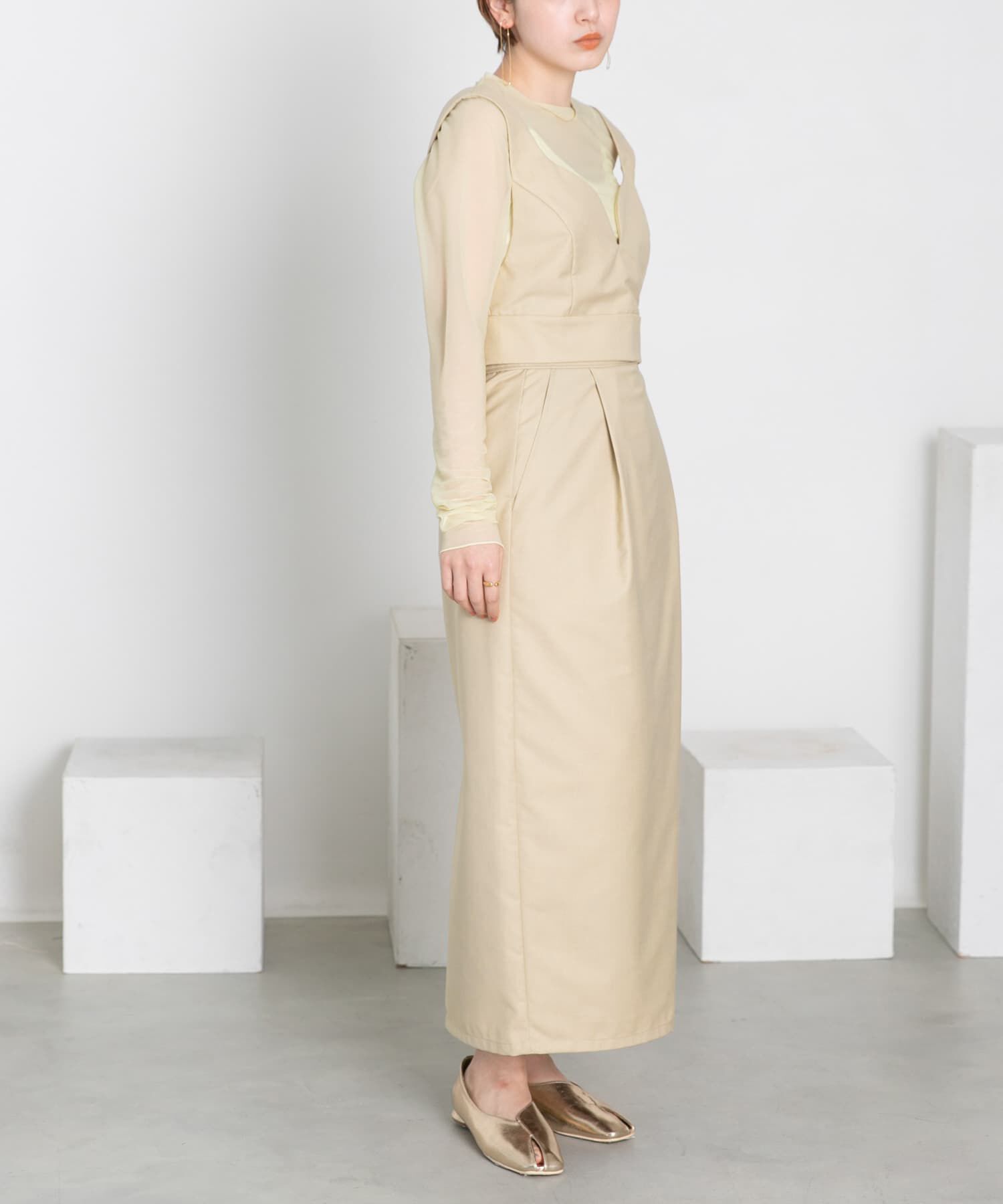  「ビスチェSETワンピース」|ワンピース|