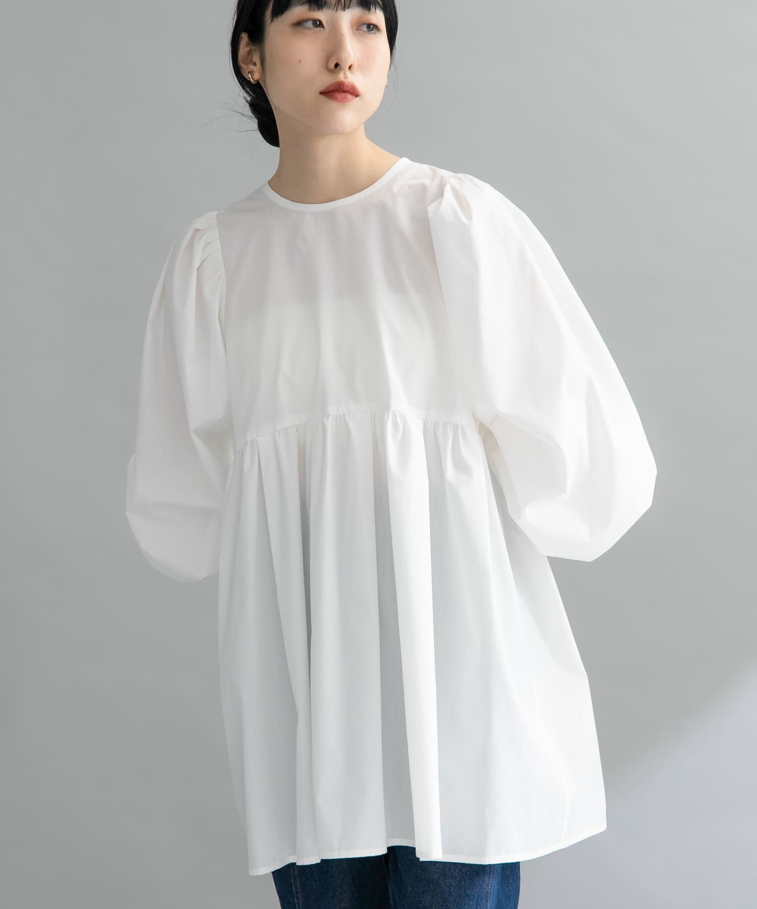  「『WEB限定』BACKリボンチュニック」|チュニック|