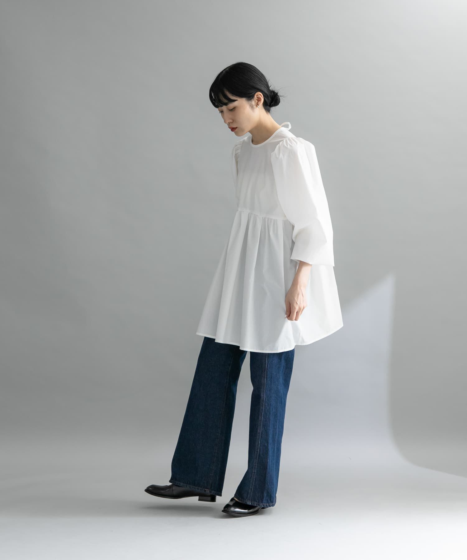  「『WEB限定』BACKリボンチュニック」|チュニック|