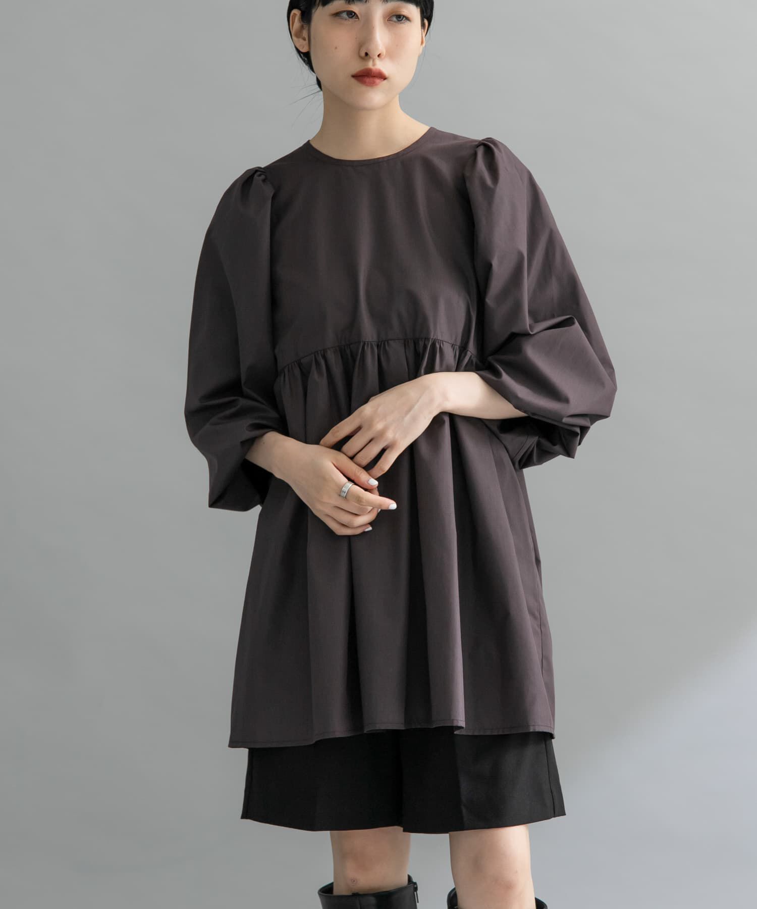  「『WEB限定』BACKリボンチュニック」|チュニック|