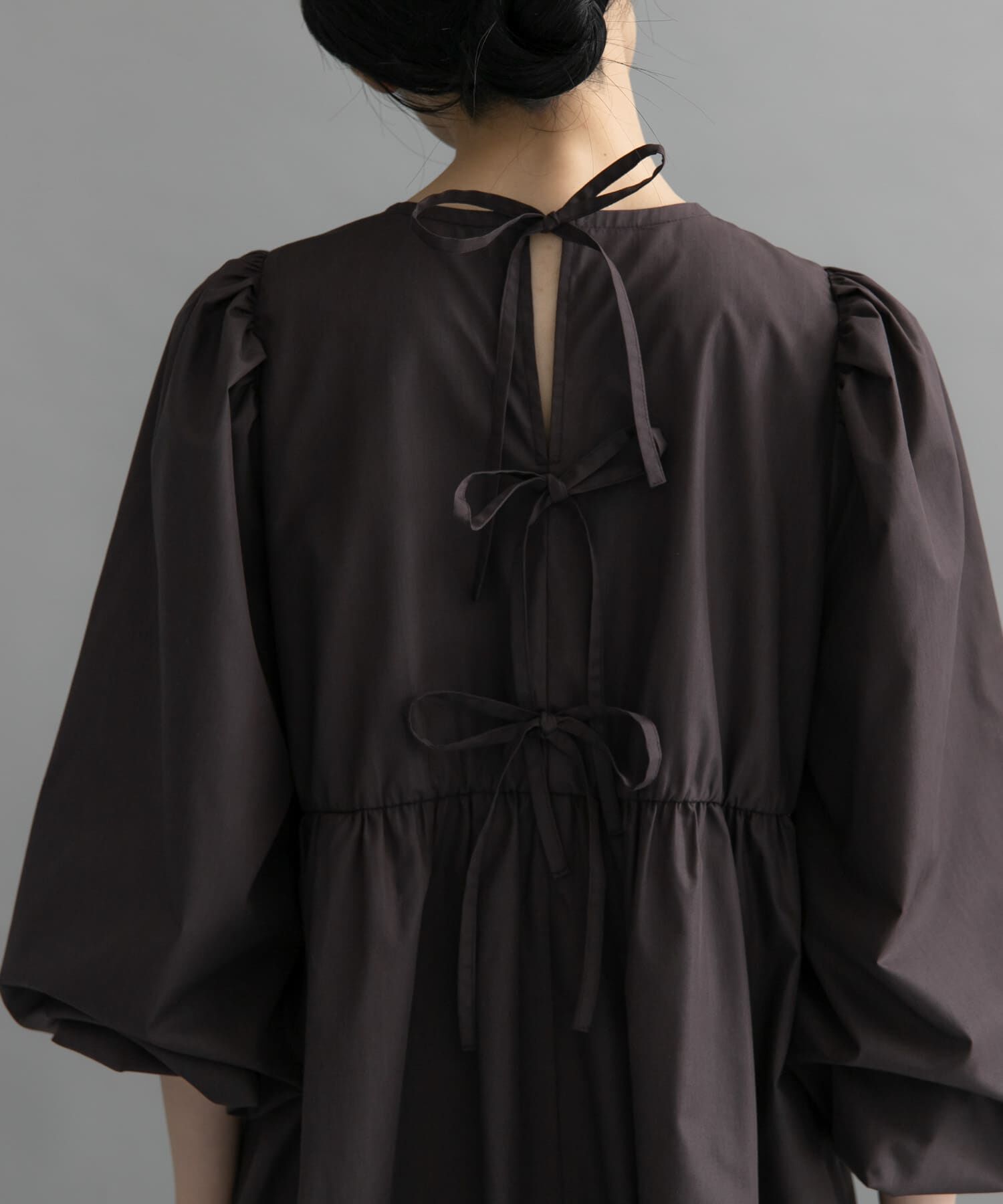  「『WEB限定』BACKリボンチュニック」|チュニック|