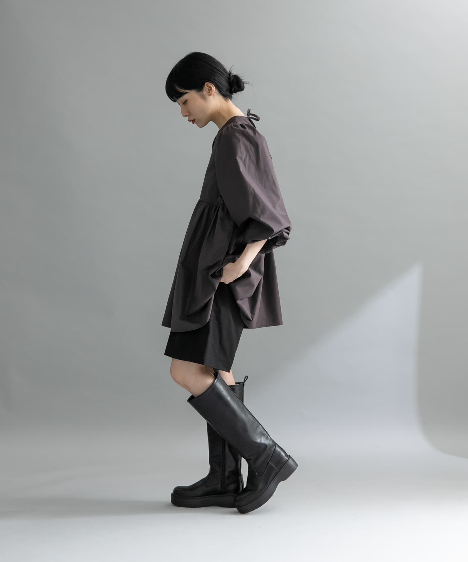  「『WEB限定』BACKリボンチュニック」|チュニック|