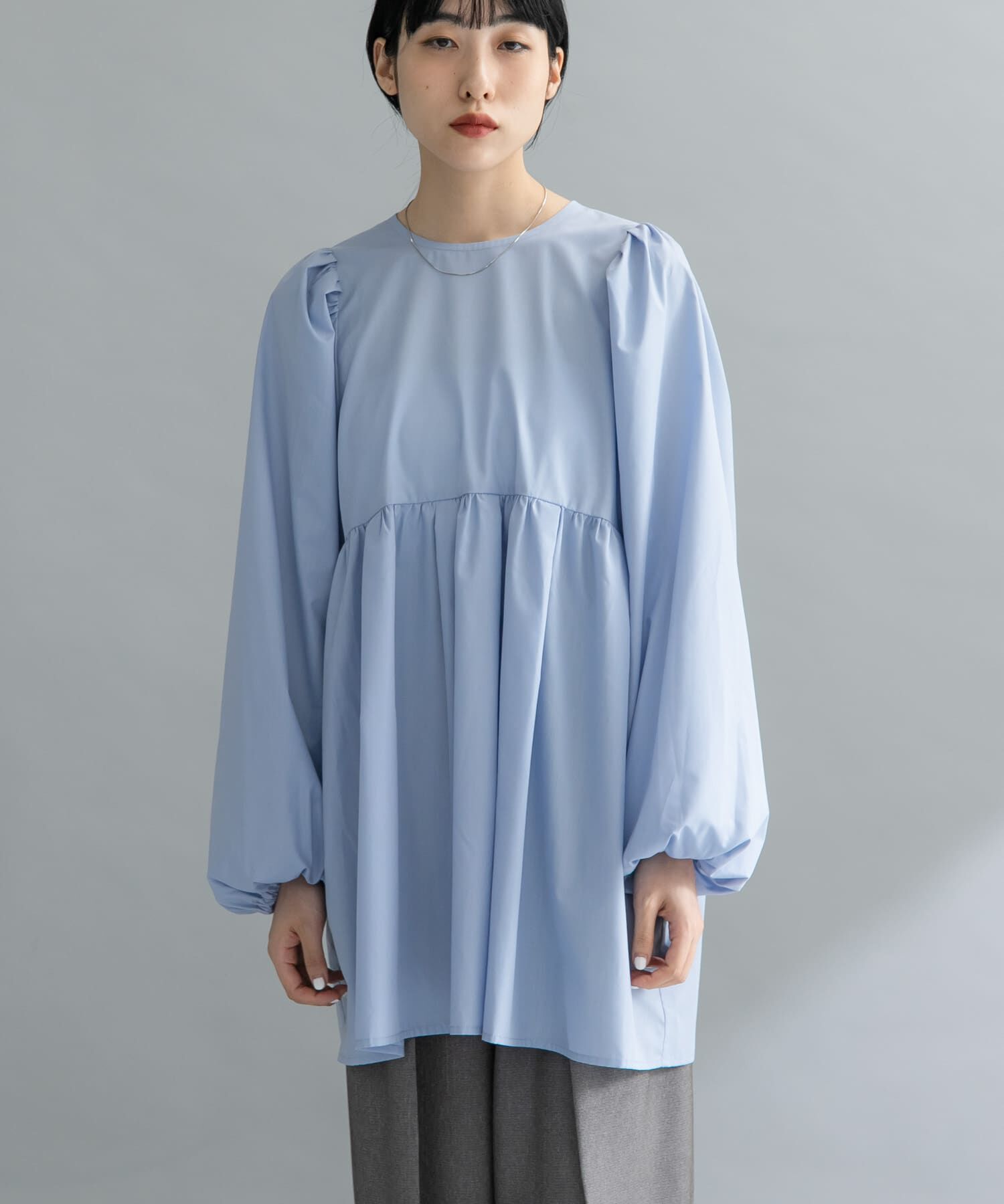  「『WEB限定』BACKリボンチュニック」|チュニック|