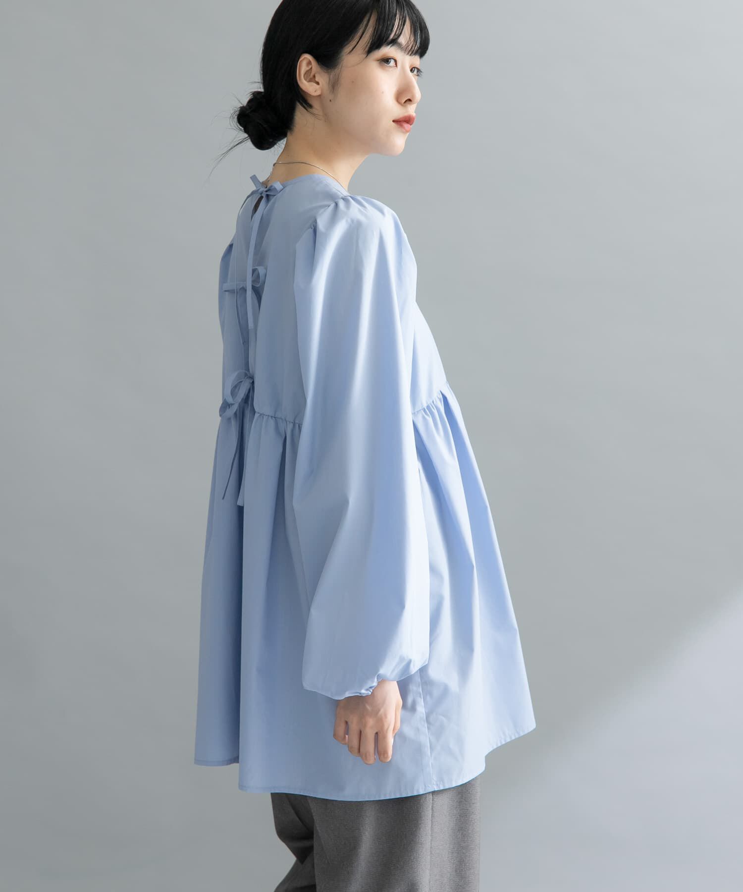  「『WEB限定』BACKリボンチュニック」|チュニック|