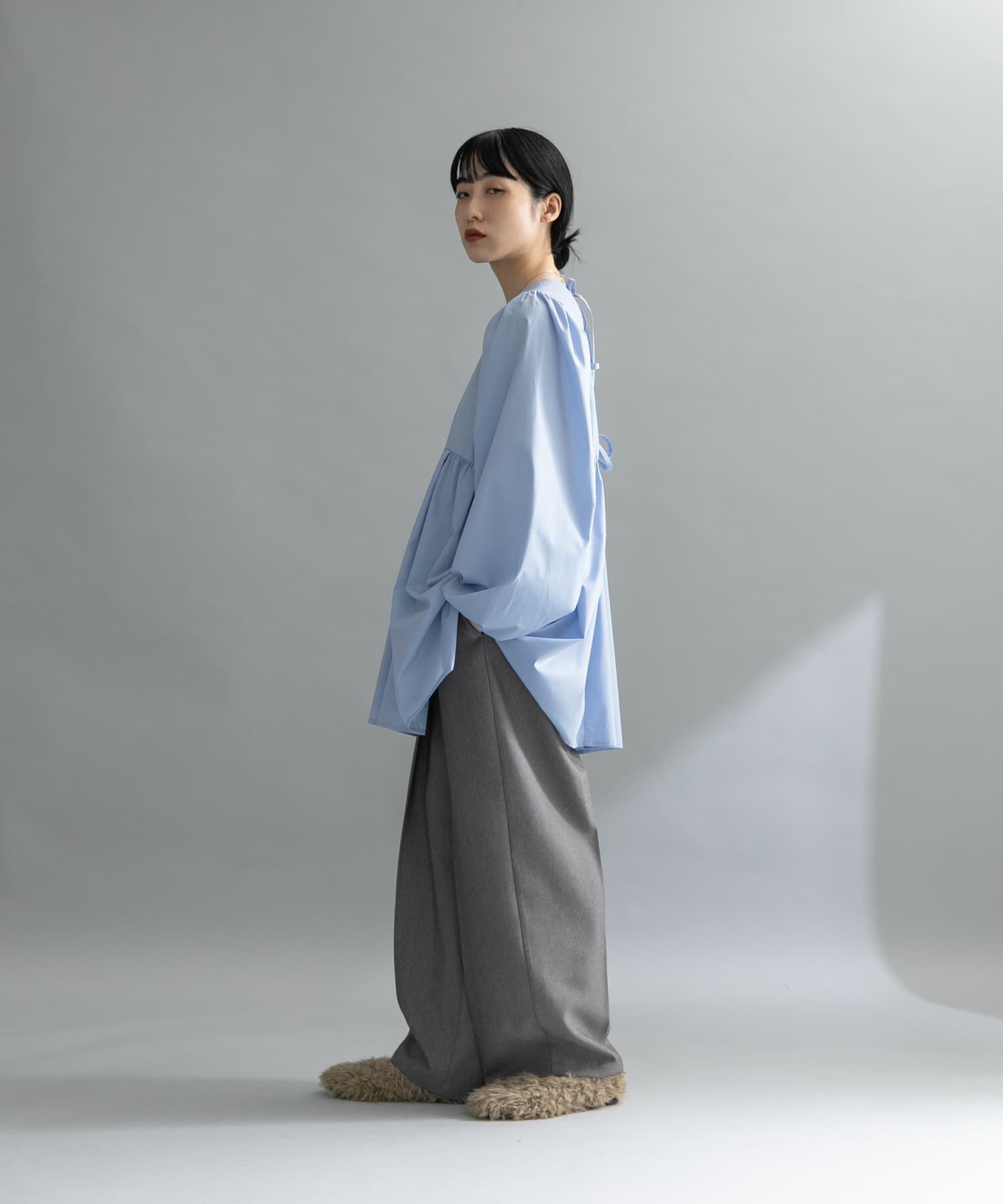  「『WEB限定』BACKリボンチュニック」|チュニック|