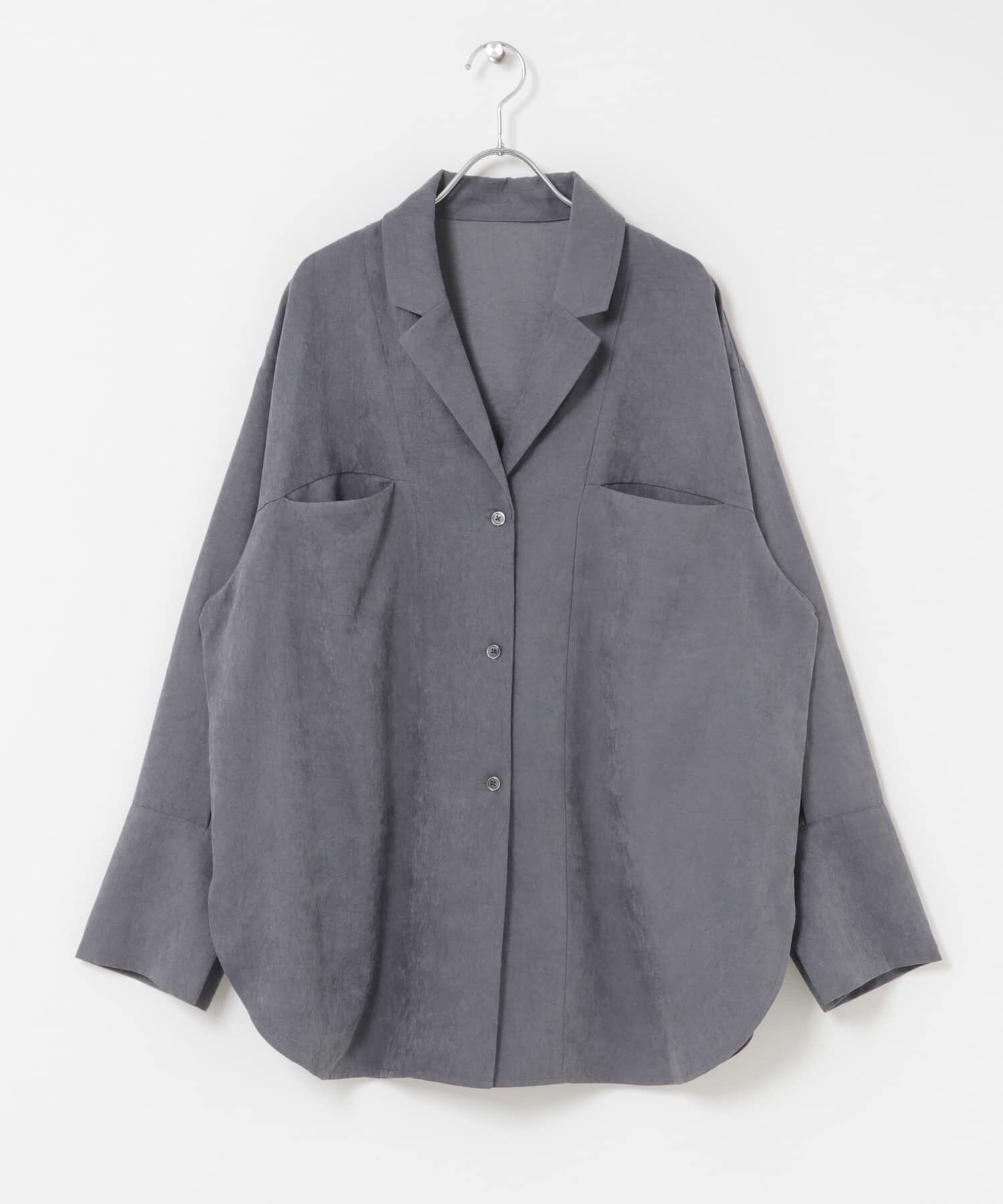  「ピーチスキンBIGシャツ」|シャツ・ブラウス|