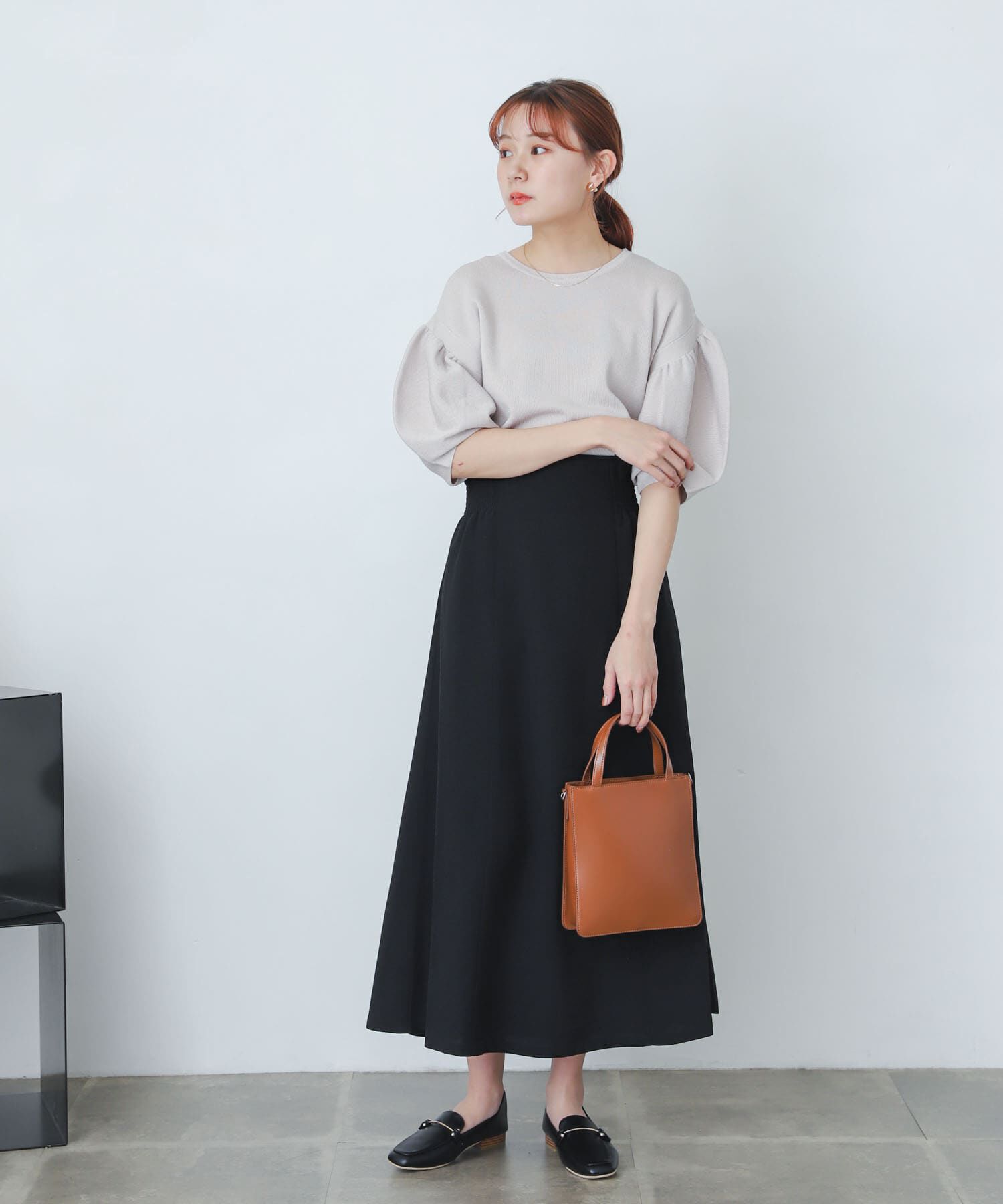 SENSE OF PLACE by URBAN RESEARCH「リネンライクハイウエストフレアスカート」|スカート|