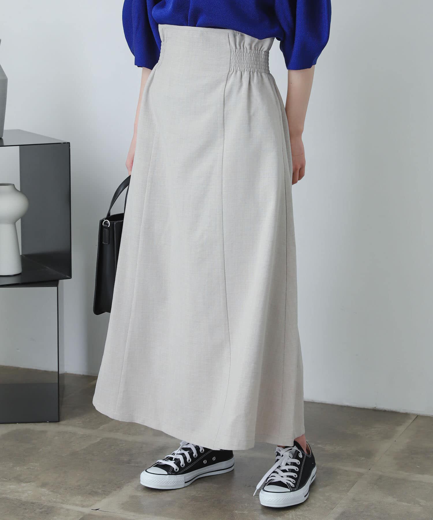 SENSE OF PLACE by URBAN RESEARCH「リネンライクハイウエストフレアスカート」|スカート|