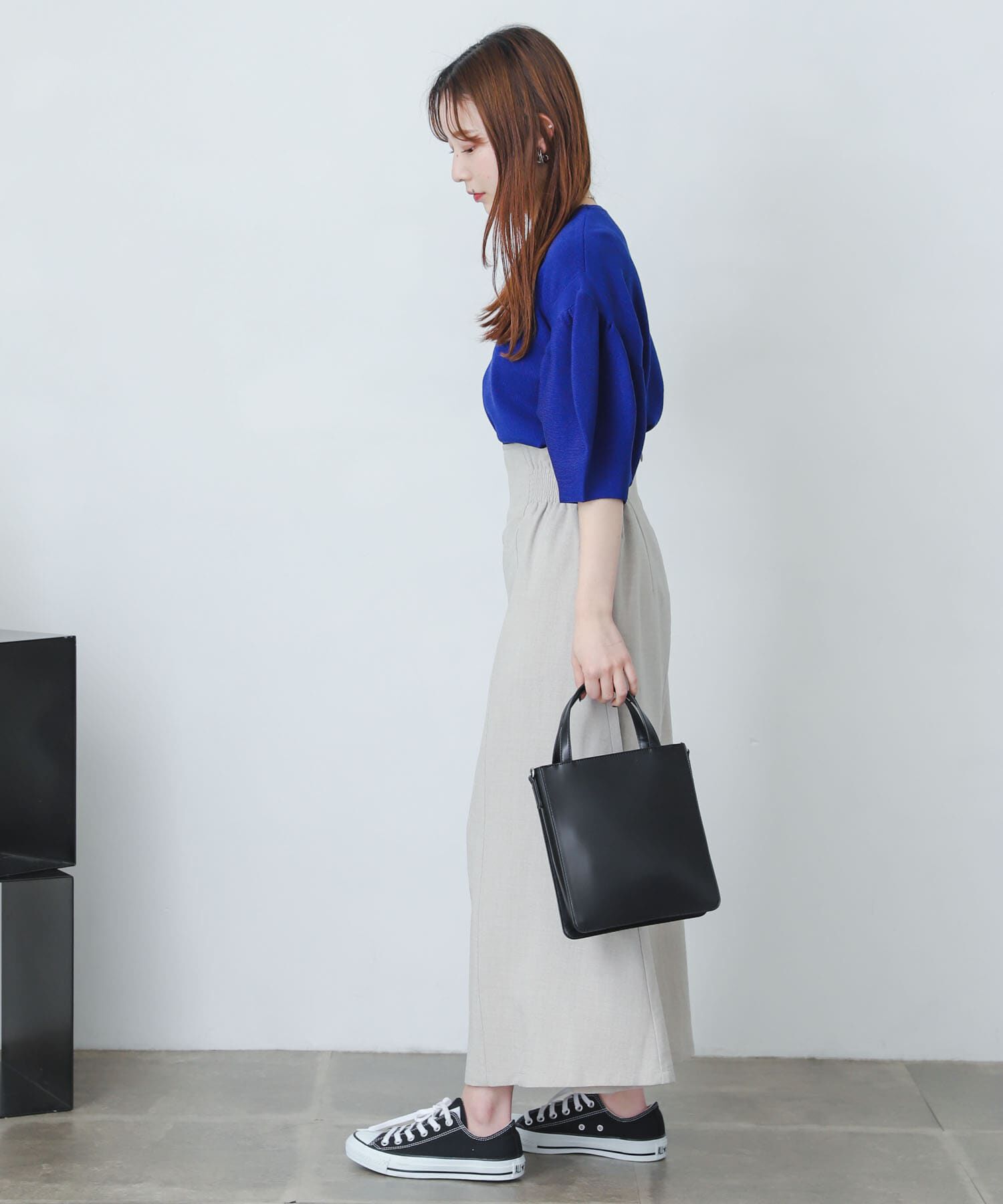 SENSE OF PLACE by URBAN RESEARCH「リネンライクハイウエストフレアスカート」|スカート|