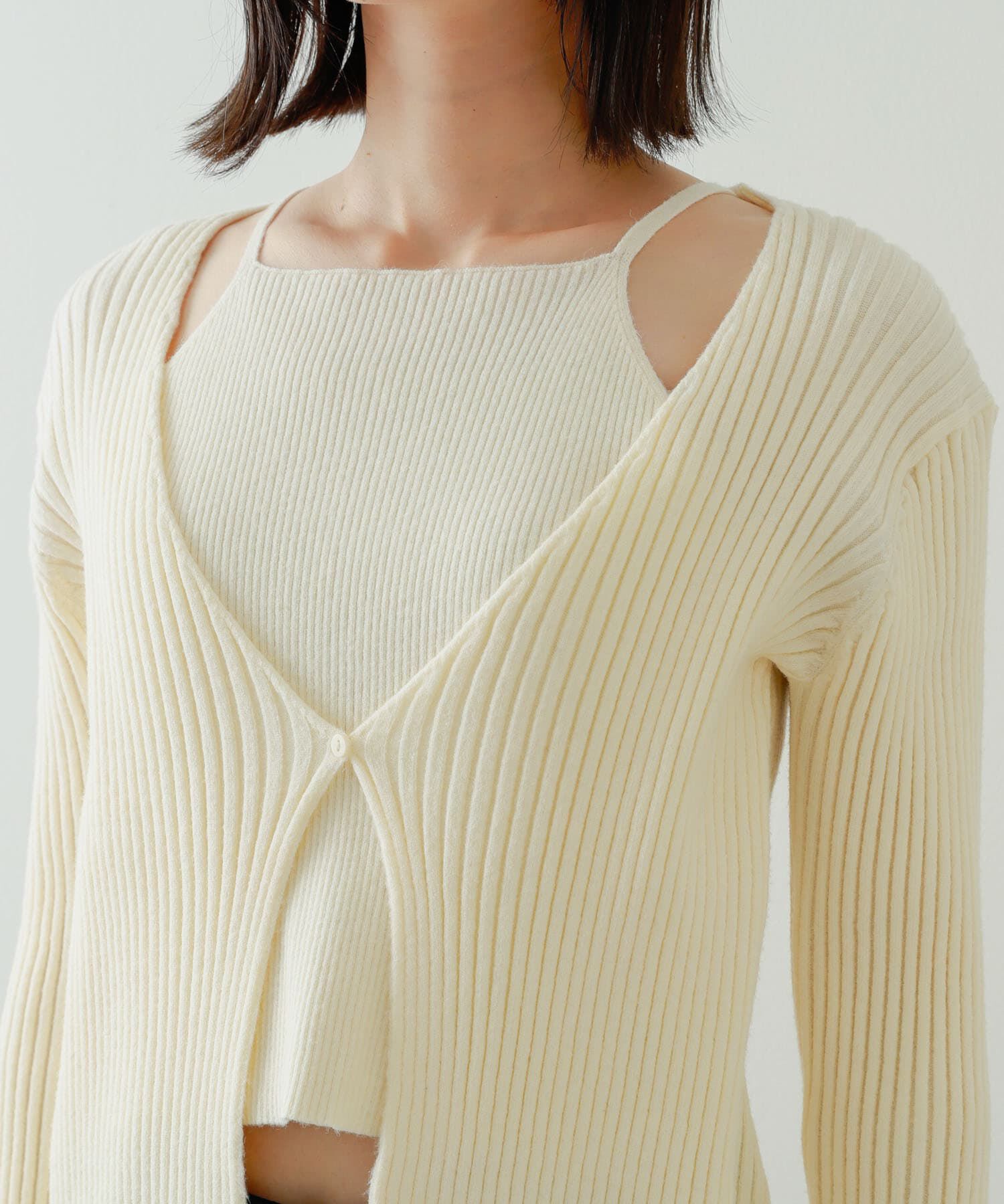 SENSE OF PLACE by URBAN RESEARCH「アンサンブルレイヤードセーター」|ニット・セーター|