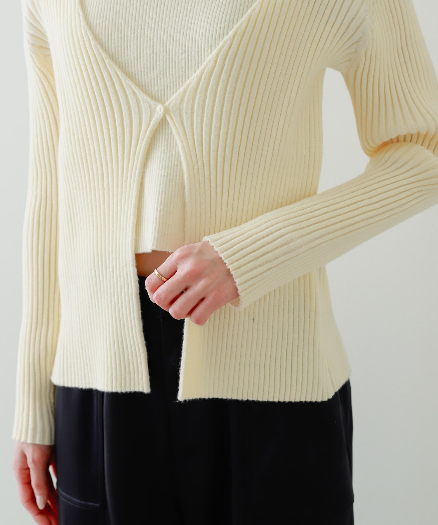 SENSE OF PLACE by URBAN RESEARCH「アンサンブルレイヤードセーター」|ニット・セーター|