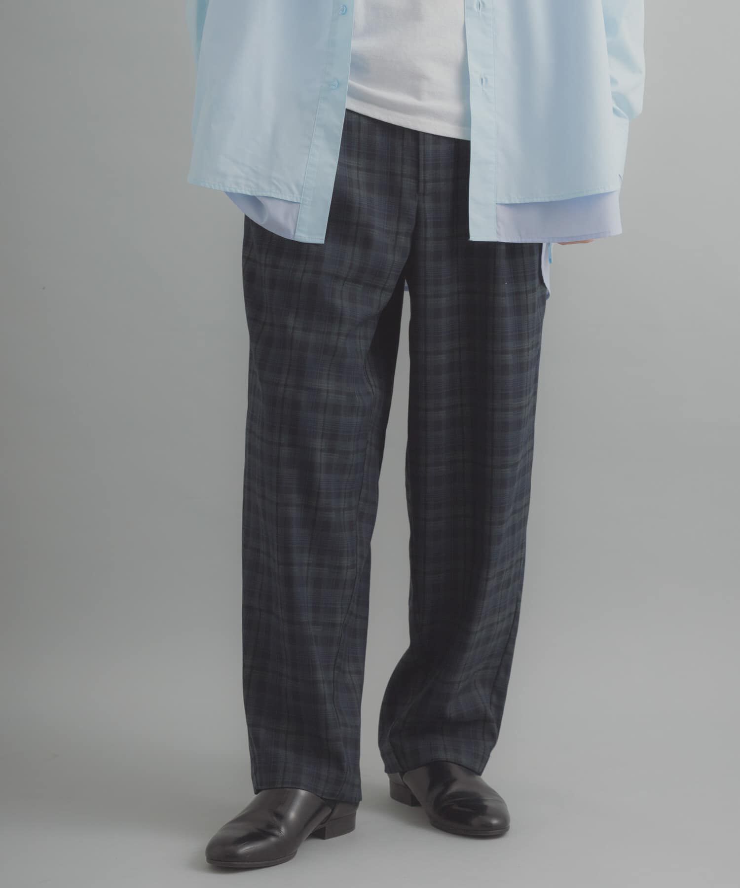 SENSE OF PLACE by URBAN RESEARCH「チェックバレルレッグワイドパンツ」|その他|