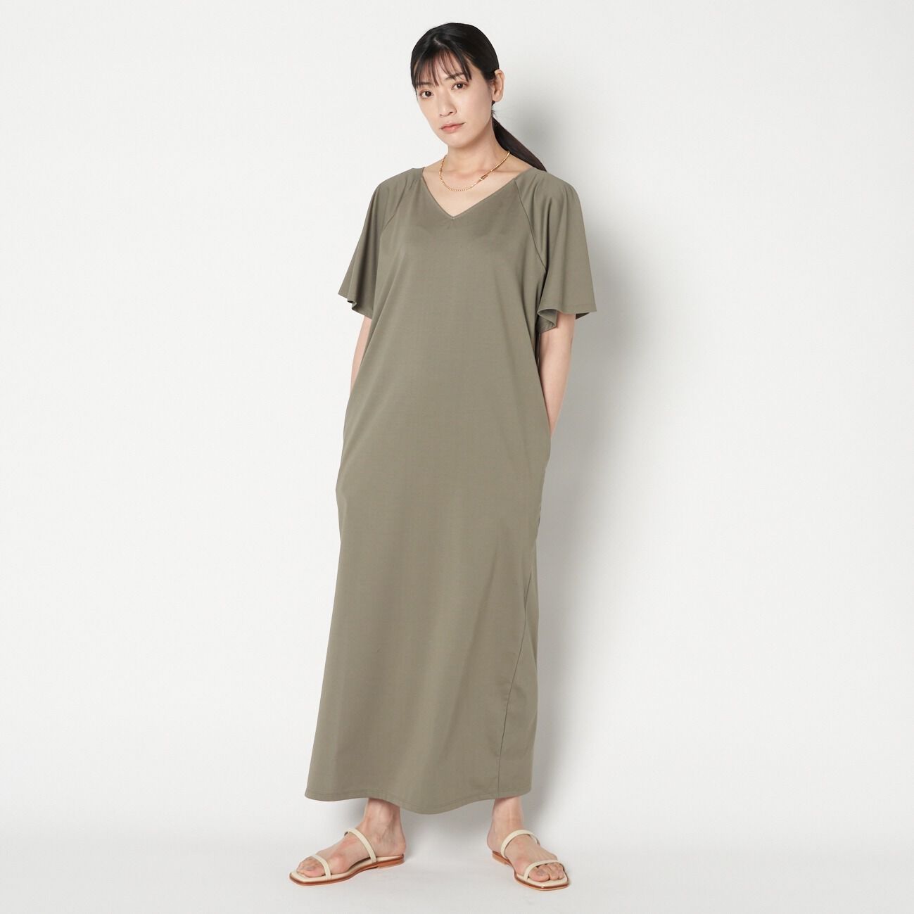HELIOPOLE「HELIOPOLE HIGH GAUGE CO/Pe 2WAY DRESS」|ワンピース|