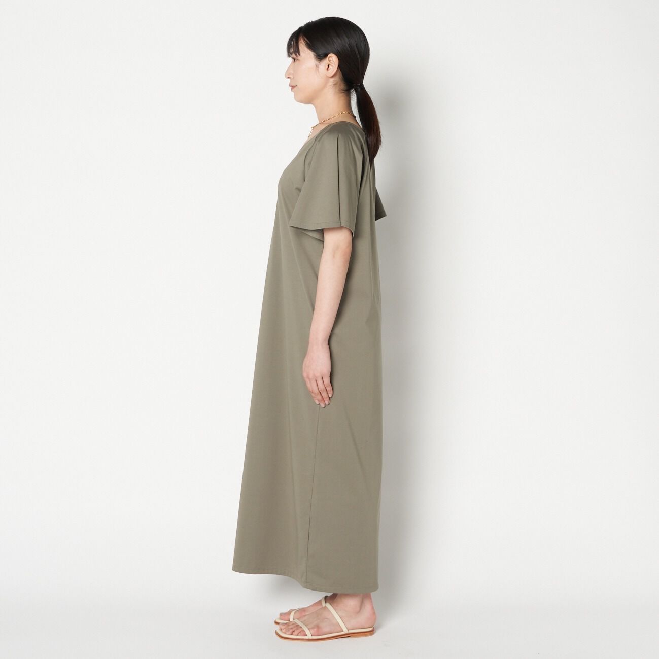 HELIOPOLE「HELIOPOLE HIGH GAUGE CO/Pe 2WAY DRESS」|ワンピース|