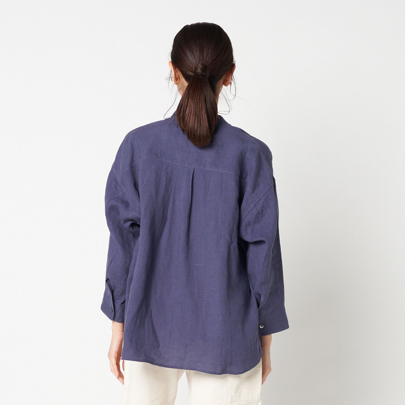 HELIOPOLE「HELIOPOLE BAND COLOR LINEN SHIRT」|シャツ・ブラウス|