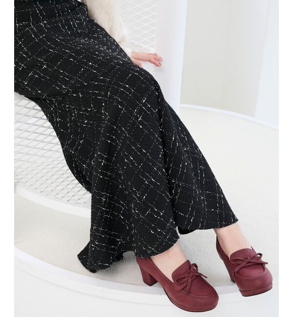  「リボンヒールローファー」|ローファー|