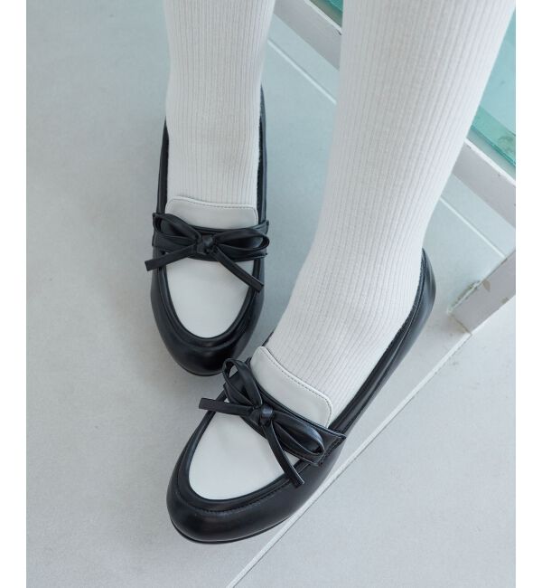  「リボンヒールローファー」|ローファー|